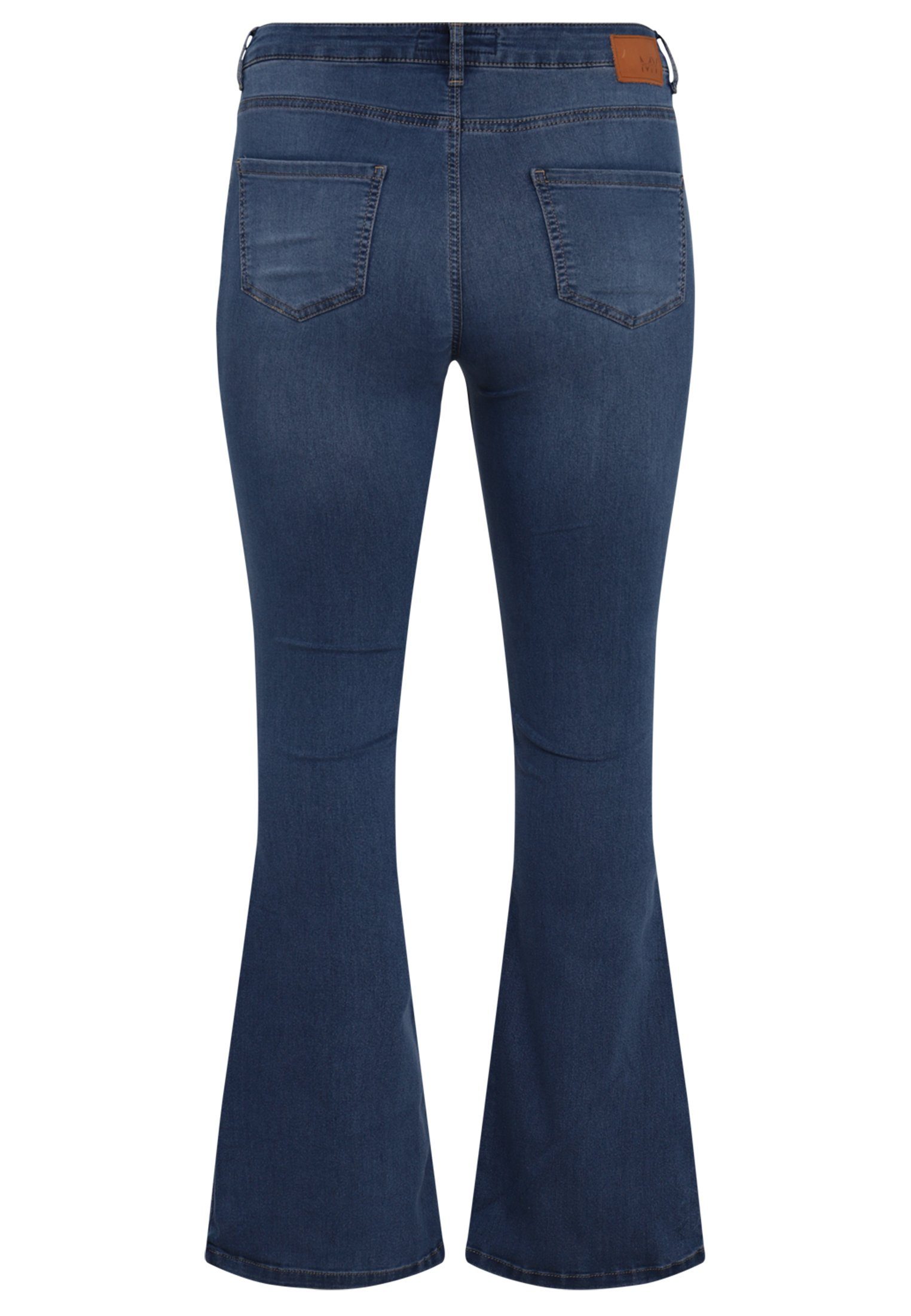 Größen Große High-waist-Jeans Yoek indigo