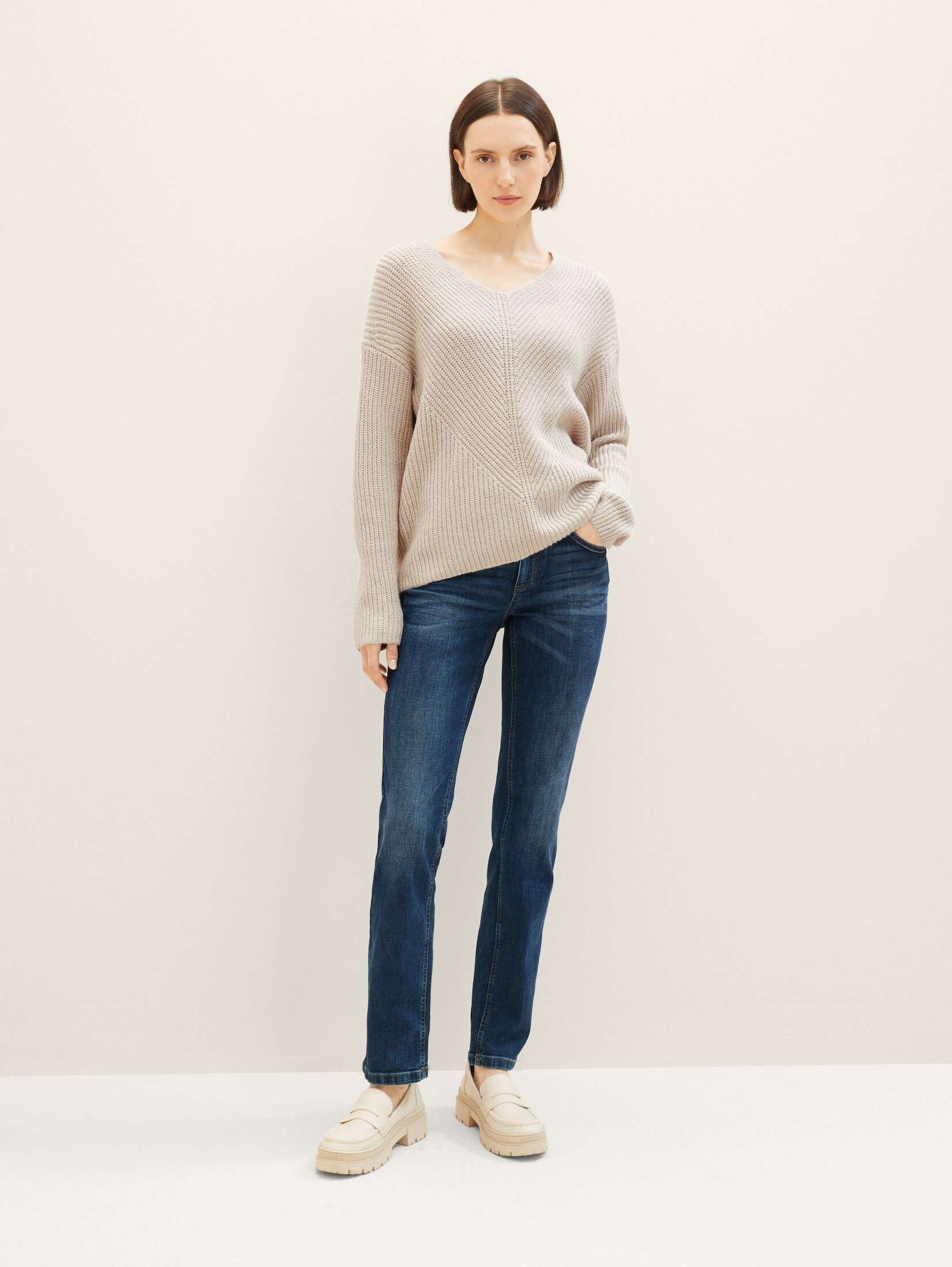 TOM TAILOR Skinny-fit-Jeans Alexa Straight Jeans mit Bio-Baumwolle