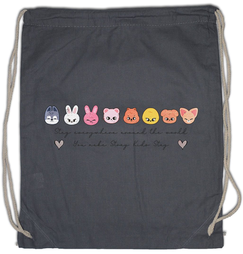 Urban Backwoods Turnbeutel Stay Pop 2 Turnbeutel Musik Kids Kpop K-Pop 4th Generation Stray Boy (1-tlg), Group Idol Band Fandom