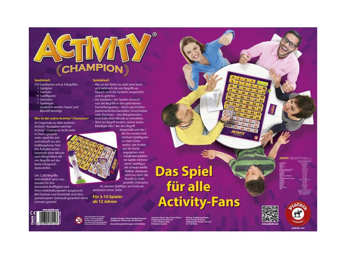 Piatnik Spiel Activity - Champion, Brettspiel
