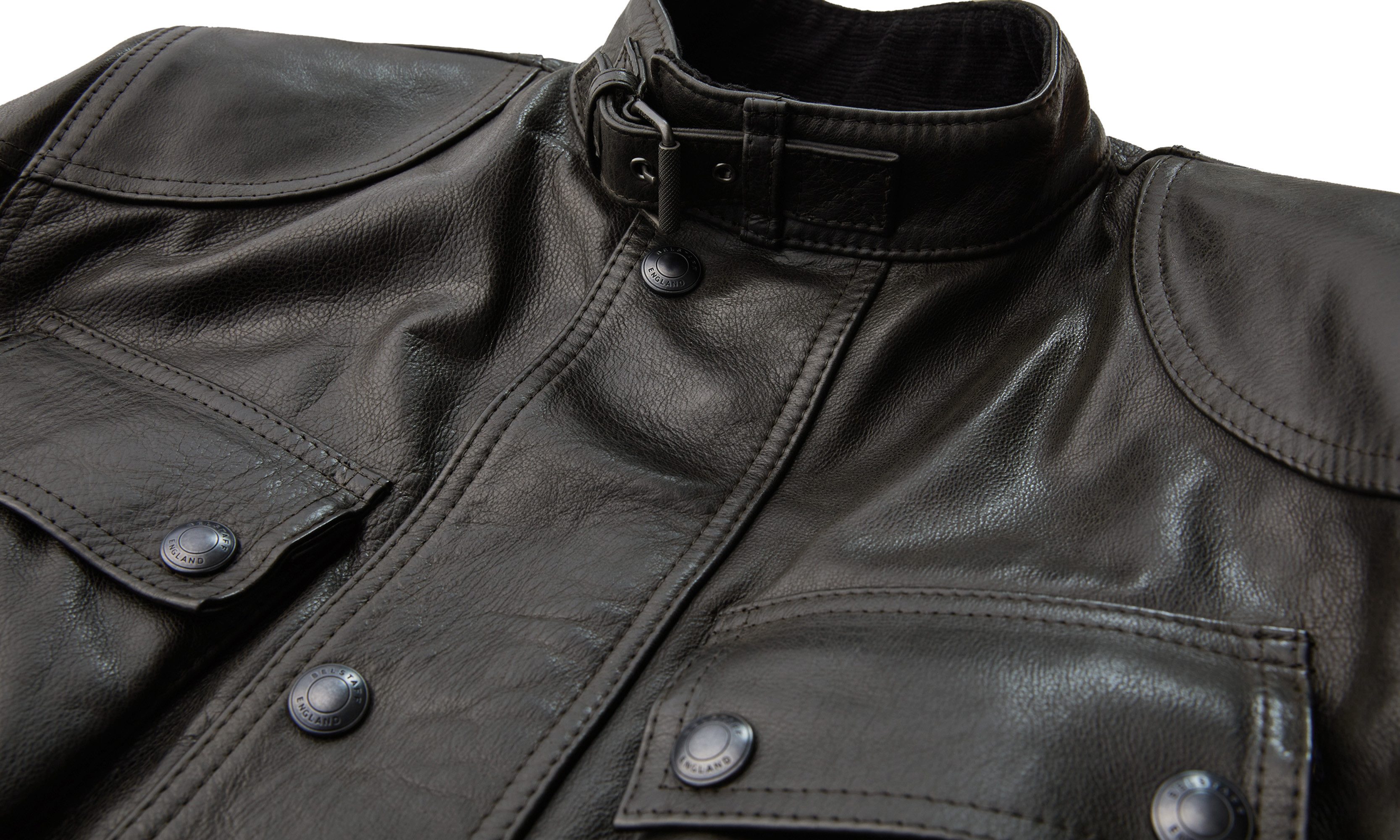 Belstaff Motorradjacke Trialmaster Motorrad Lederjacke Ellenbogenprotektoren enthalten,Schulterprotektoren enthalten