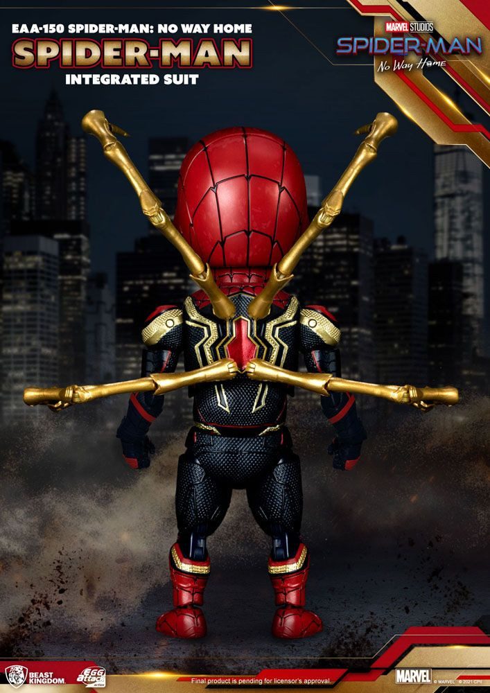 Beast Kingdom Toys Actionfigur Spider-Man: No Way Home Egg Attack Spider-Man Integrated Suit