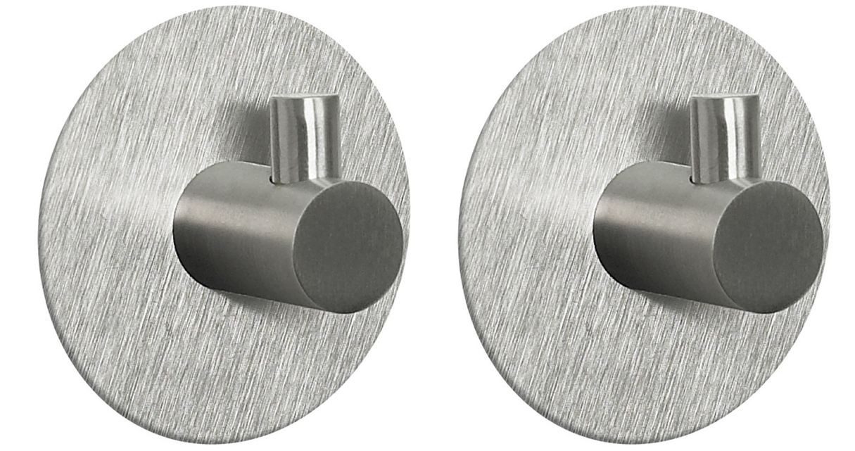 spirella Badaccessoire-Set spirella Haken Edelstahl matt2er Set