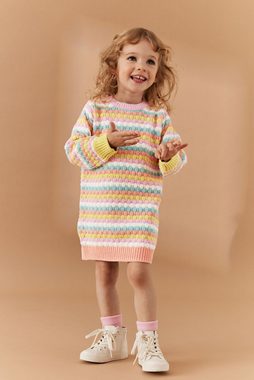 Next Strickkleid Pulloverkleid in Regenbogenfarben (1-tlg)