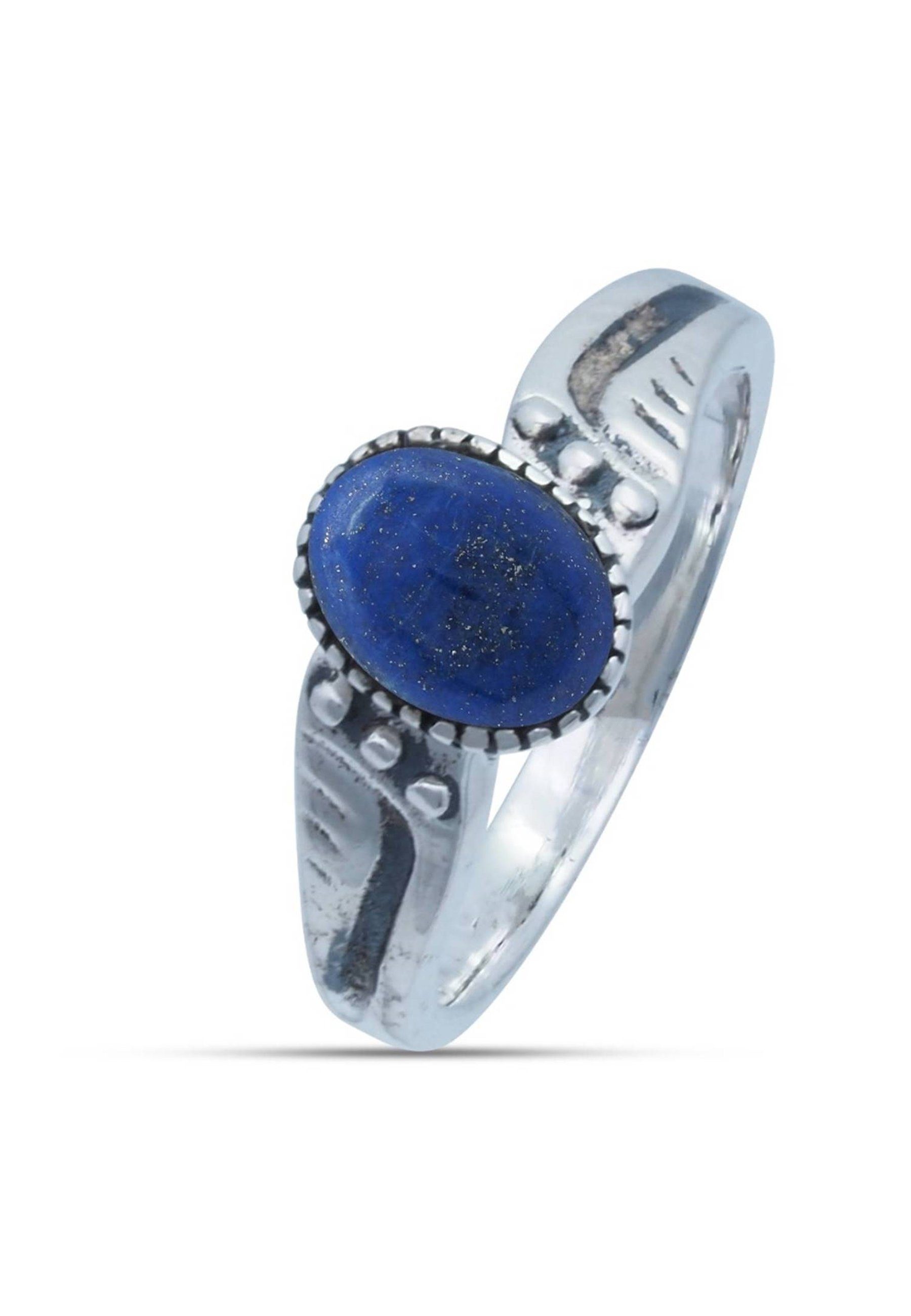 Versandhandel zum günstigsten Preis mantraroma Silberring 925er Silber Lapis Lazuli mit