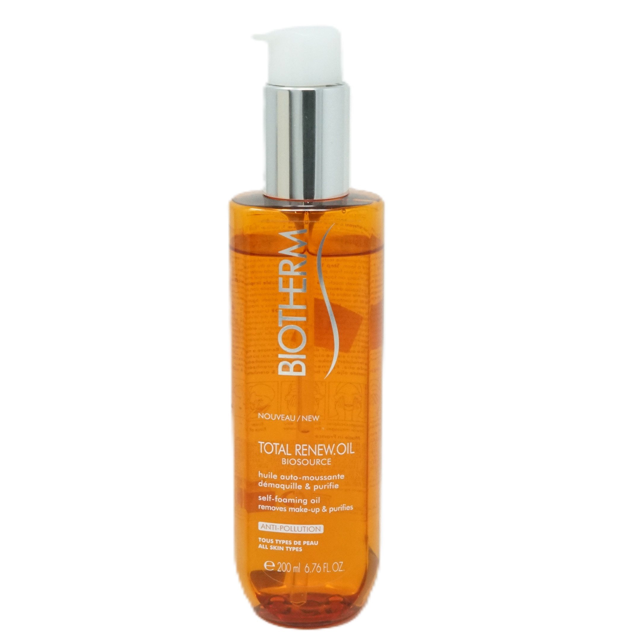 BIOTHERM Gesichtsreinigungsgel Biotherm Total renew oil self foaming oil 200 ml