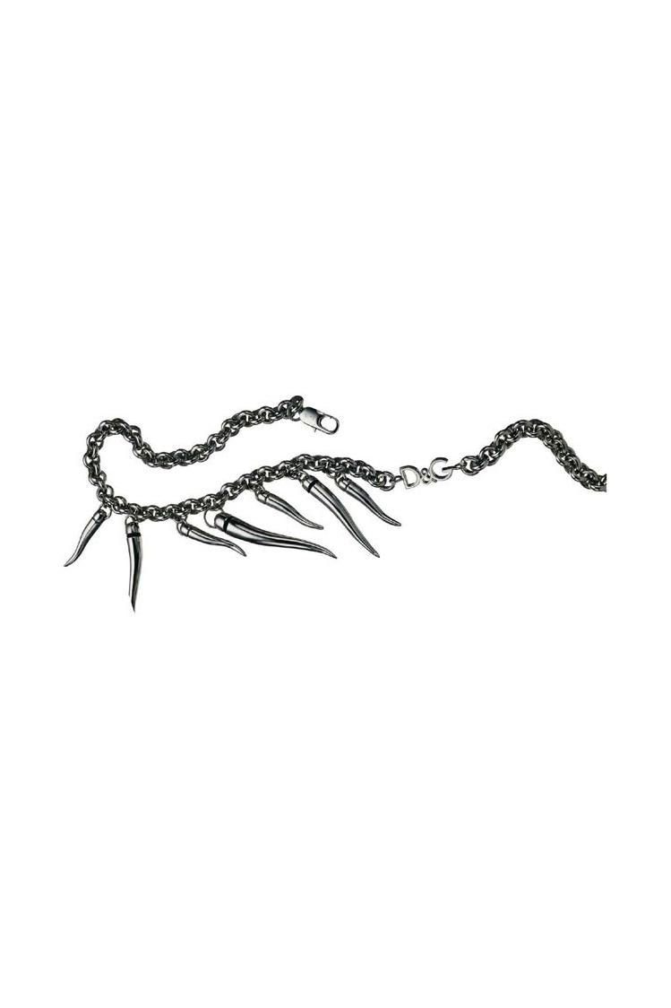 D&G Collier Pepper, Schotenformanhänger, Ankerkette, Silber, günstig online kaufen
