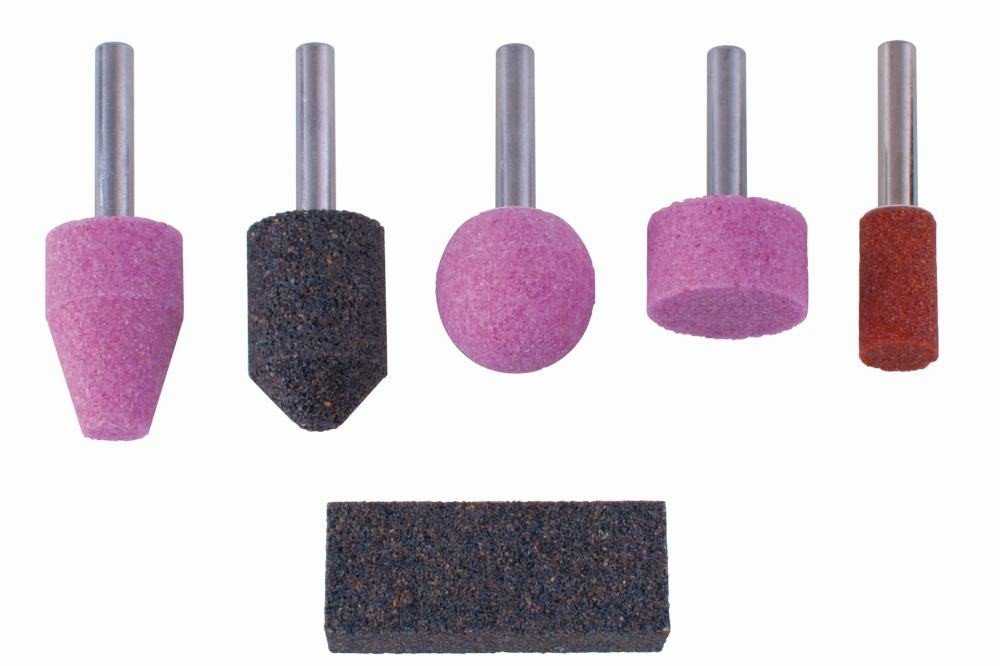 Wolfcraft Schleifaufsatz Wolfcraft Schleifkörper-Set Schaft Ø 6 mm für