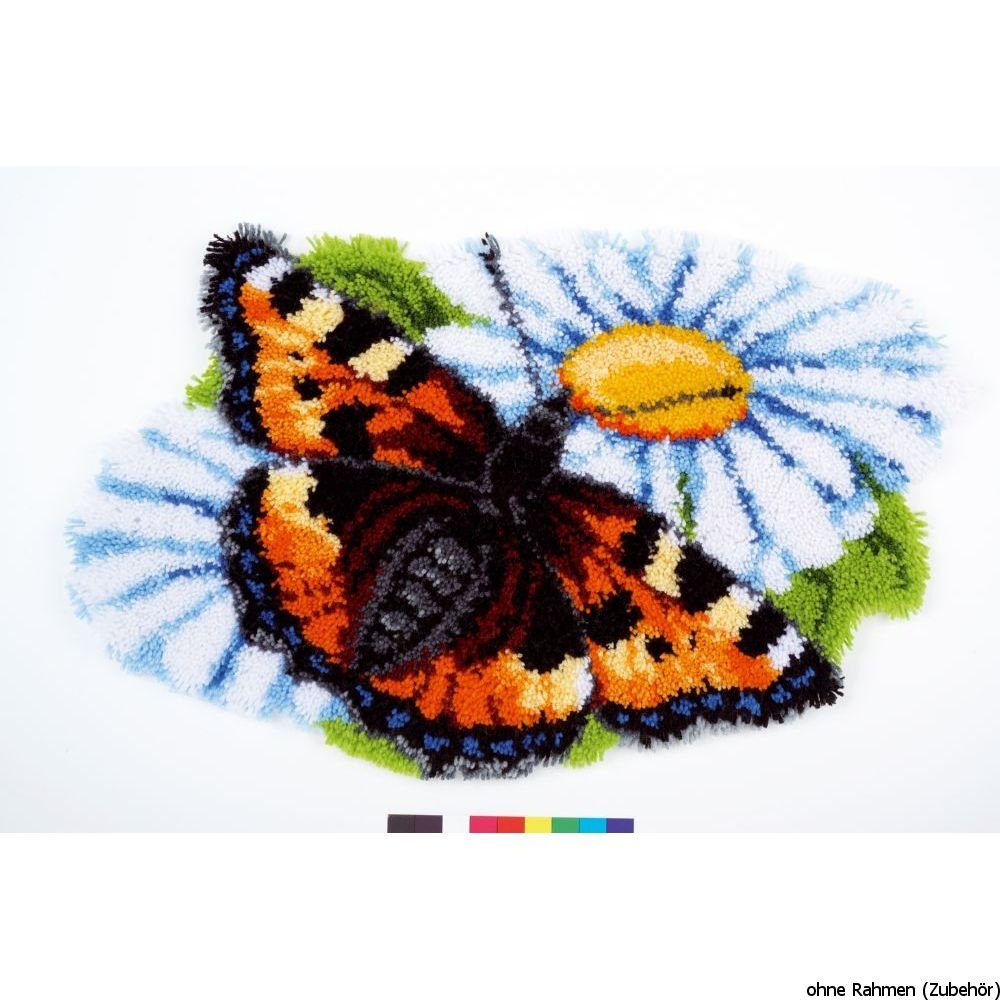 Vervaco Kreativset Vervaco Formteppich "Schmetterling", (embroidery kit by Marussia)
