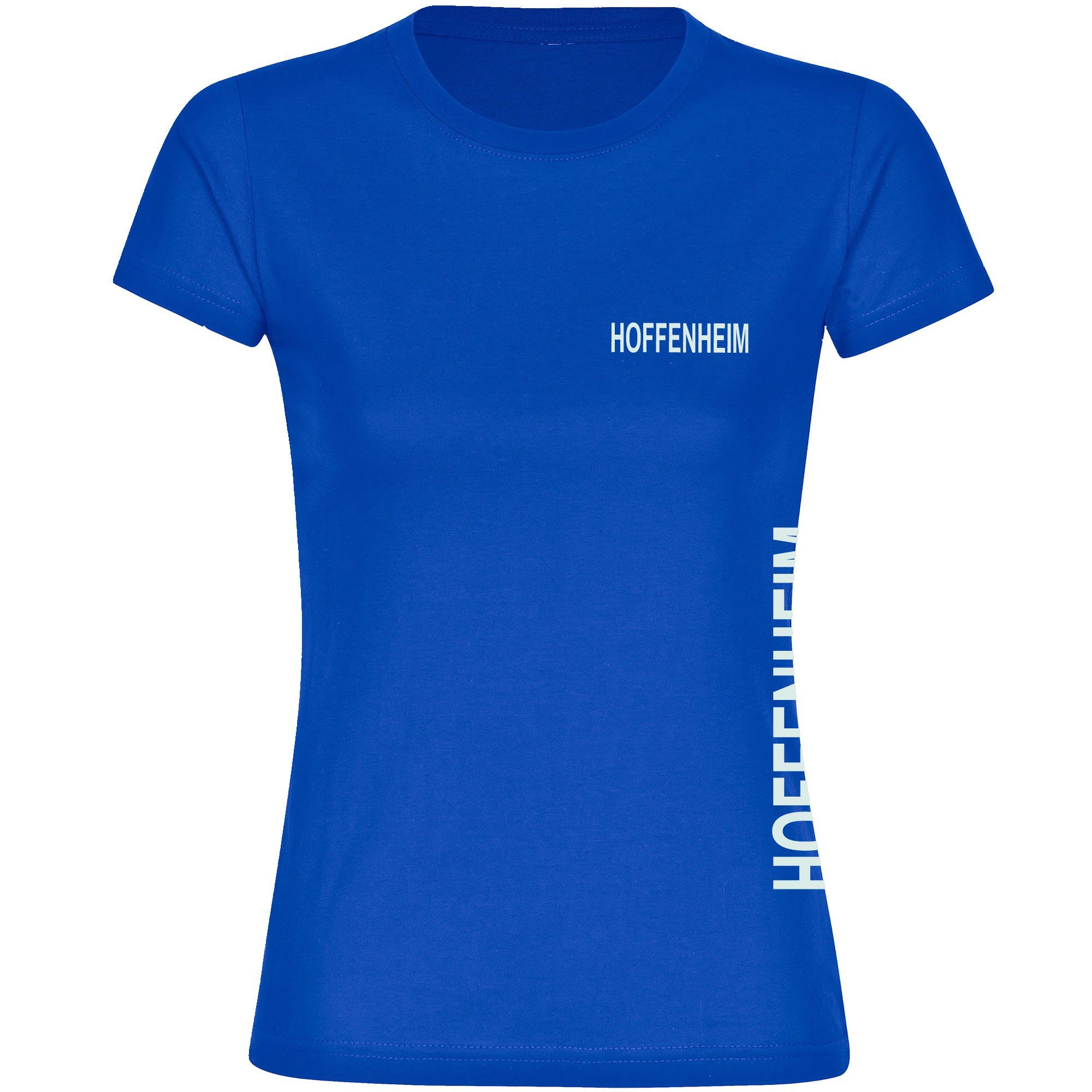 multifanshop T-Shirt Damen Hoffenheim - Brust & Seite - Frauen
