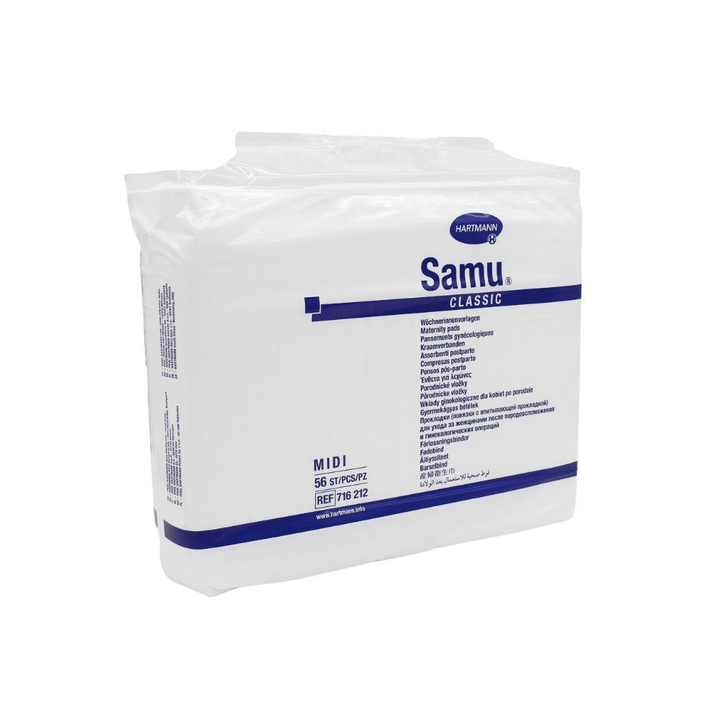 Mandala Hartmann Samu® Classic Midi Wöchnerinnen Vorlage - 56 Stück
