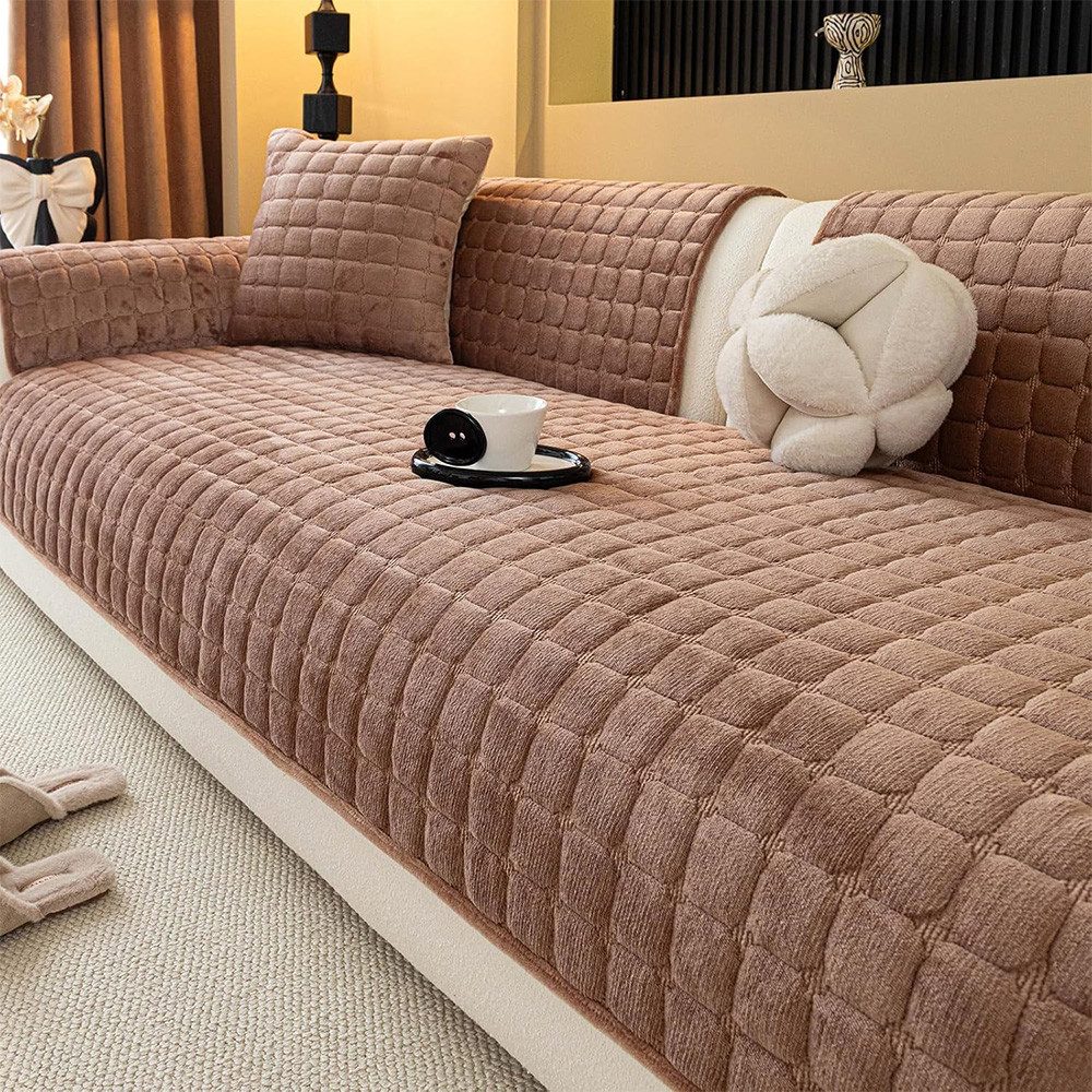 TUWENA Sofabezug Plüsch-Sofabezüge, waschbare rutschfeste Sofabezüge