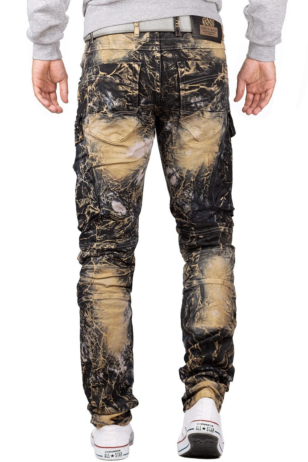 Cipo & Baxx Regular-fit-Jeans Cargo Hose günstig online kaufen