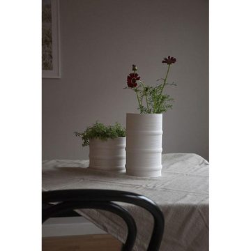 Storefactory Blumentopf Übertopf Vase Arby Weiß (15cm)