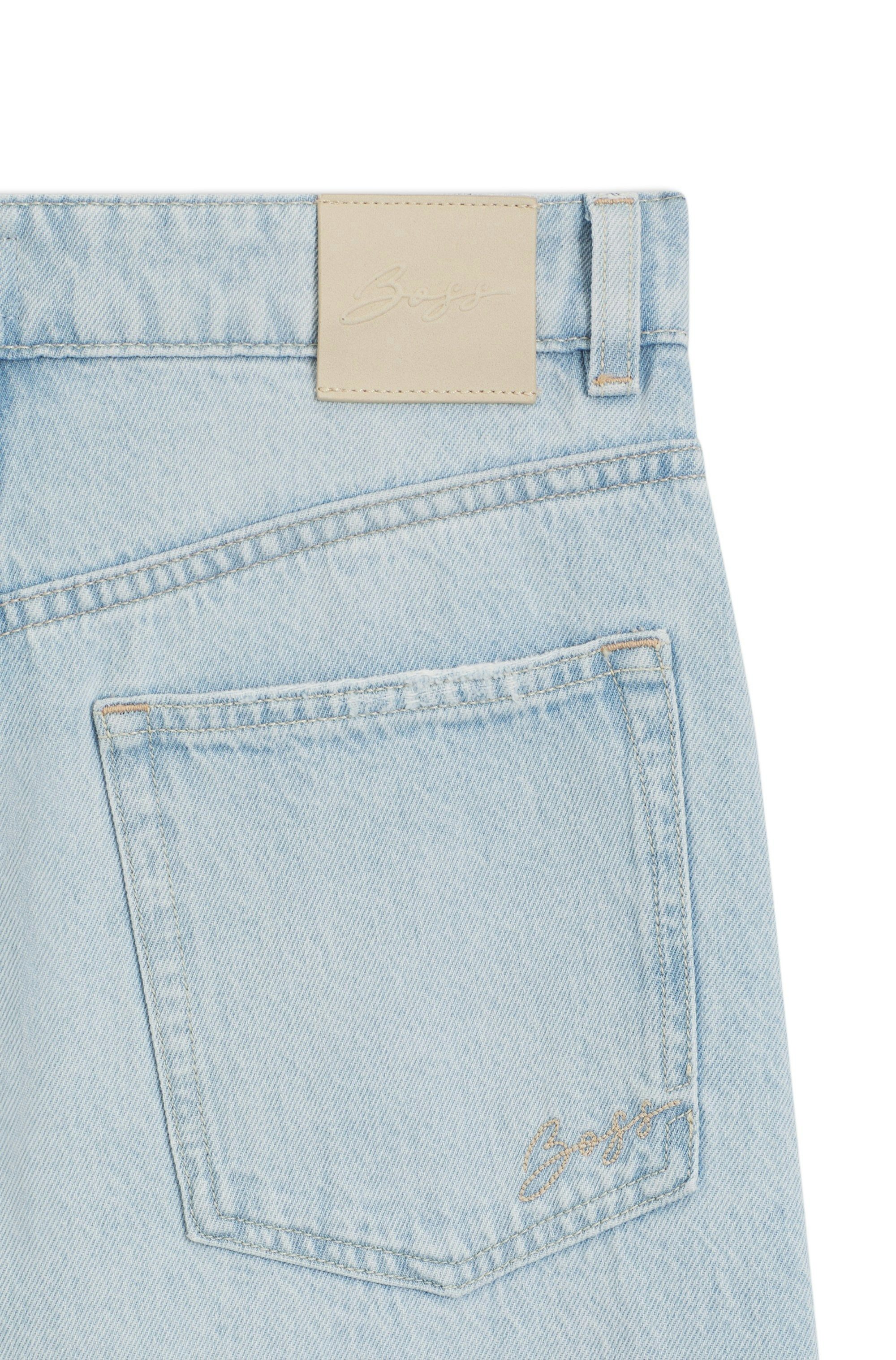 BOSS ORANGE Straight-Jeans MARLENE CROP Premium Damenmode High Rise in verkürzter Länge – Bild 5 von 5