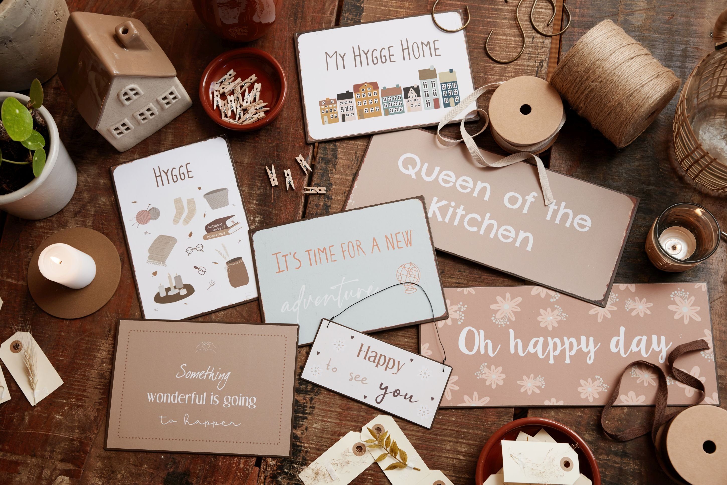 Ib Laursen Metallschild Ib Laursen - Schild Blechschild Metallschild "Queen of the Kitchen"