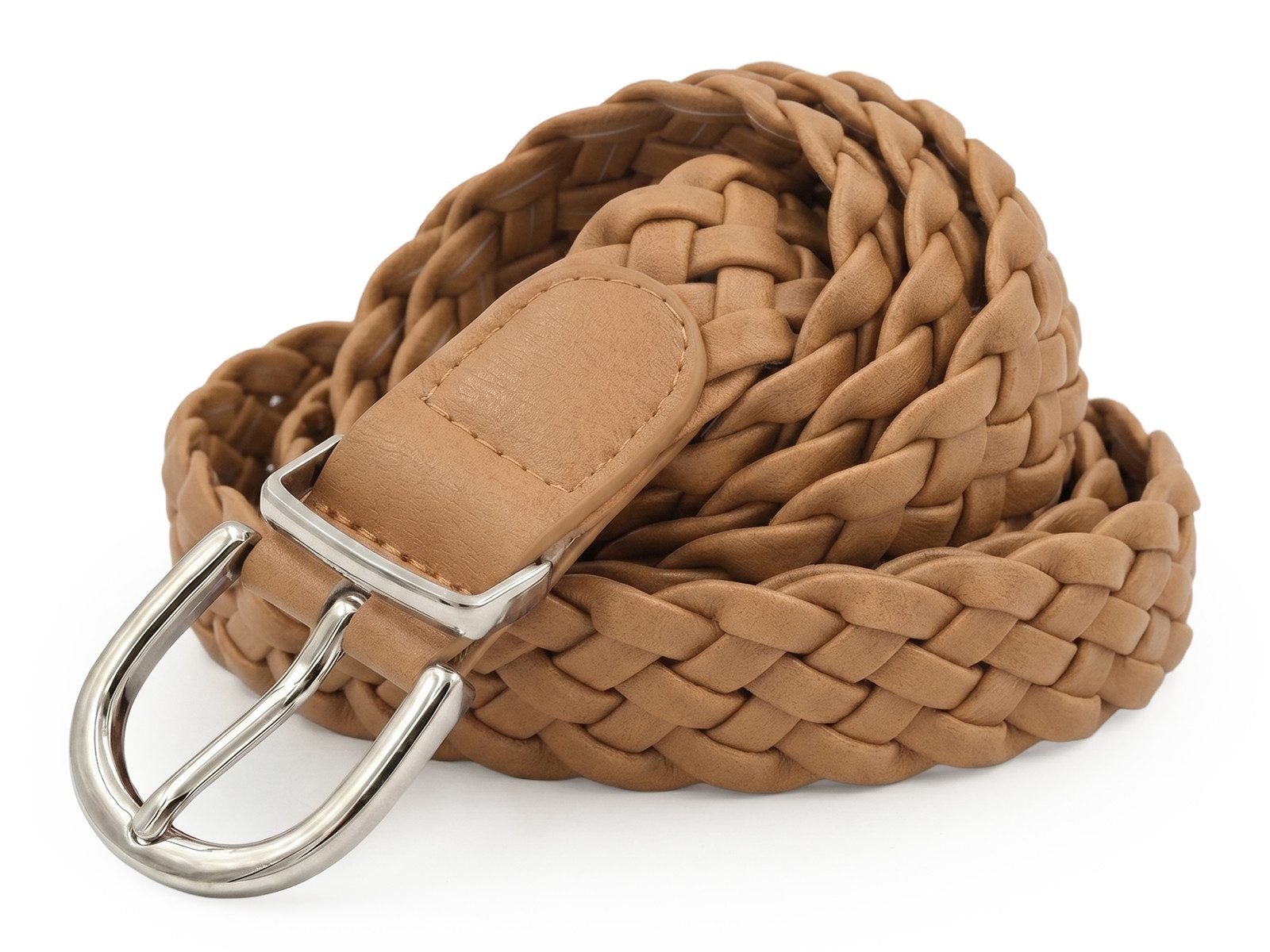 styleBREAKER Flechtgürtel Flechtgürtel schmal (1-St)