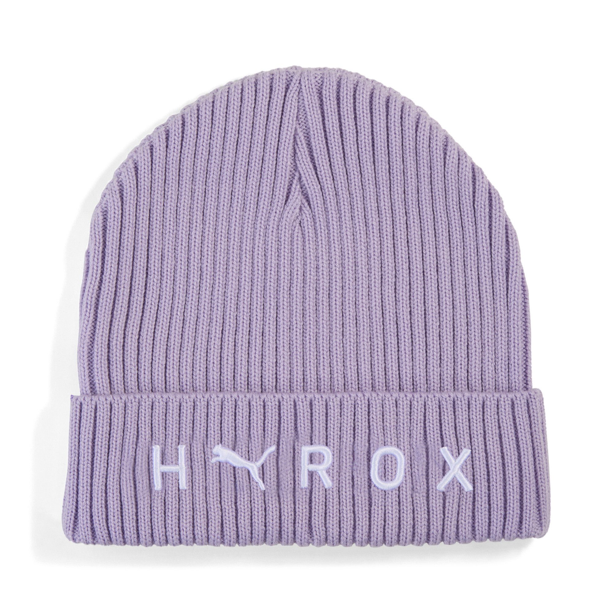 PUMA Strickmütze X HYROX MID CROWN BEANIE One Size, sportlicher Stil, mit Logodruck