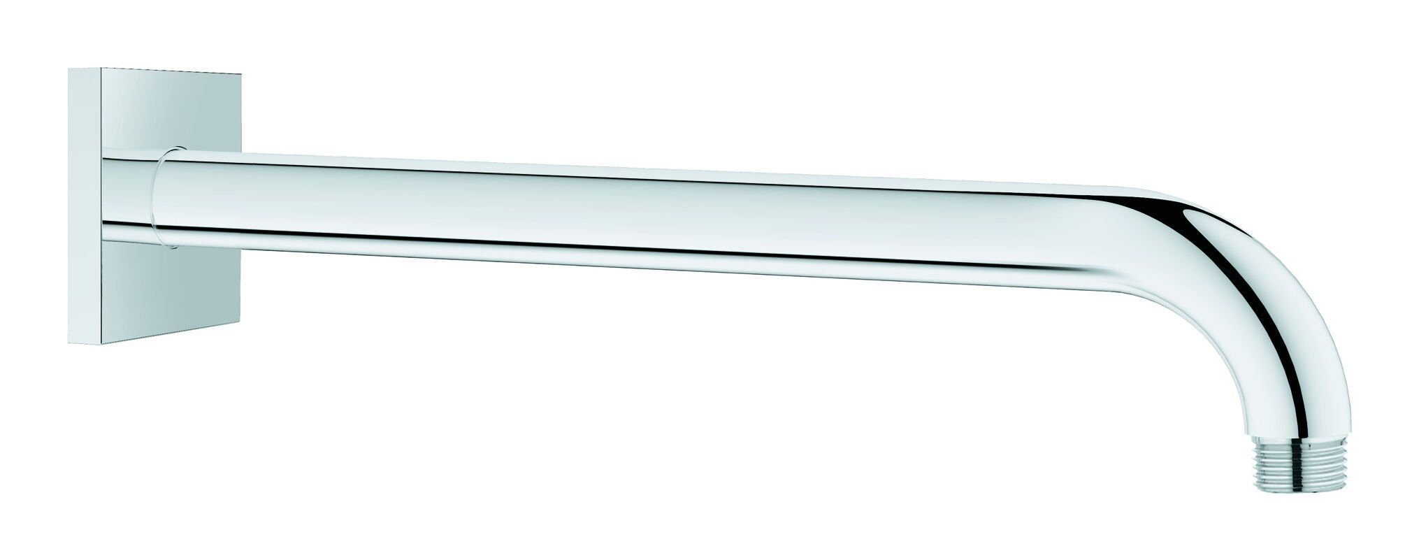 Grohe Brausearm Rainshower, Ausladung 275 mm Rosette eckig - Chrom