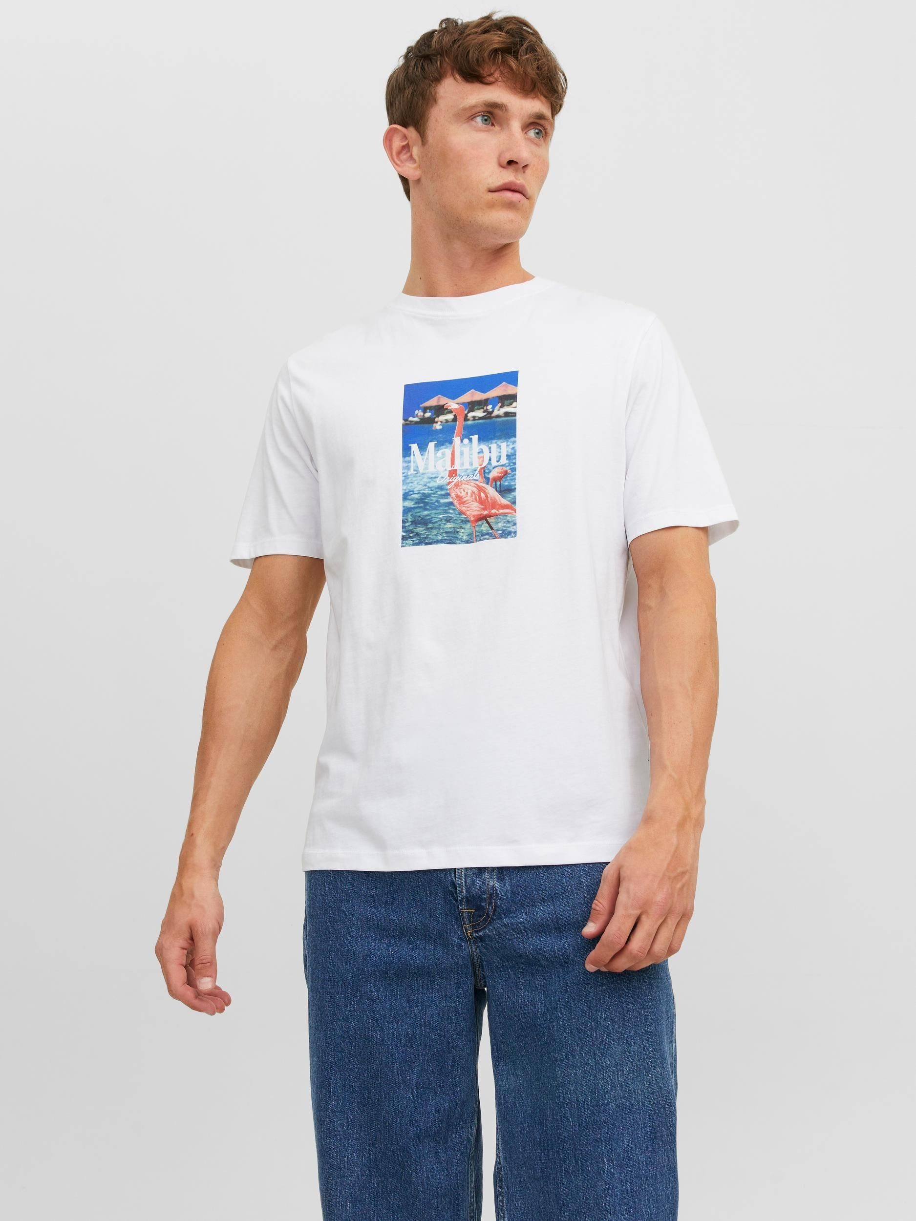T-Shirt & Jack White ONLY 177627 Bright Jones