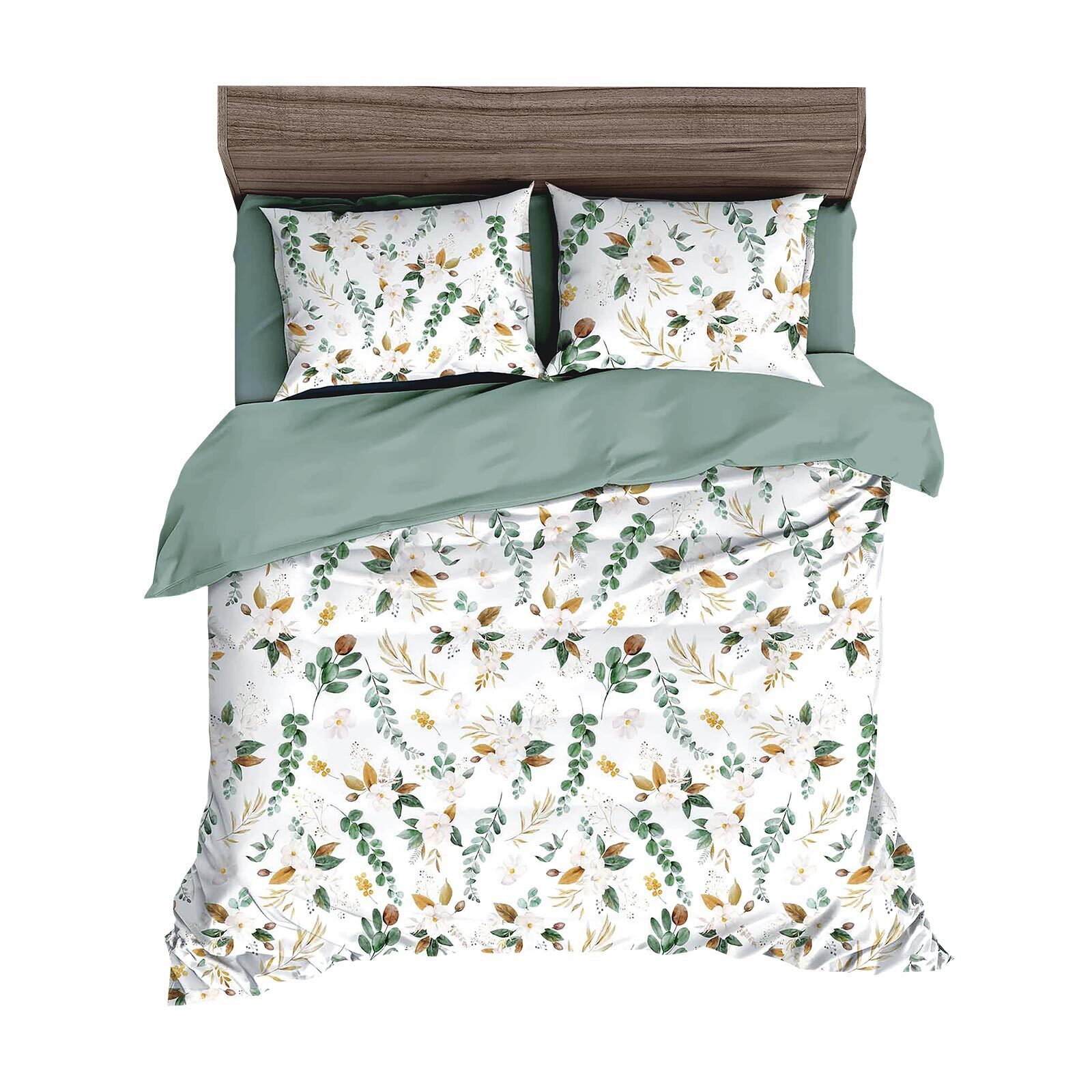 TRAUMSCHLAF Bettwäsche Herbst, Mako Satin, 2 teilig, Florales Design in hervorragender Qualität