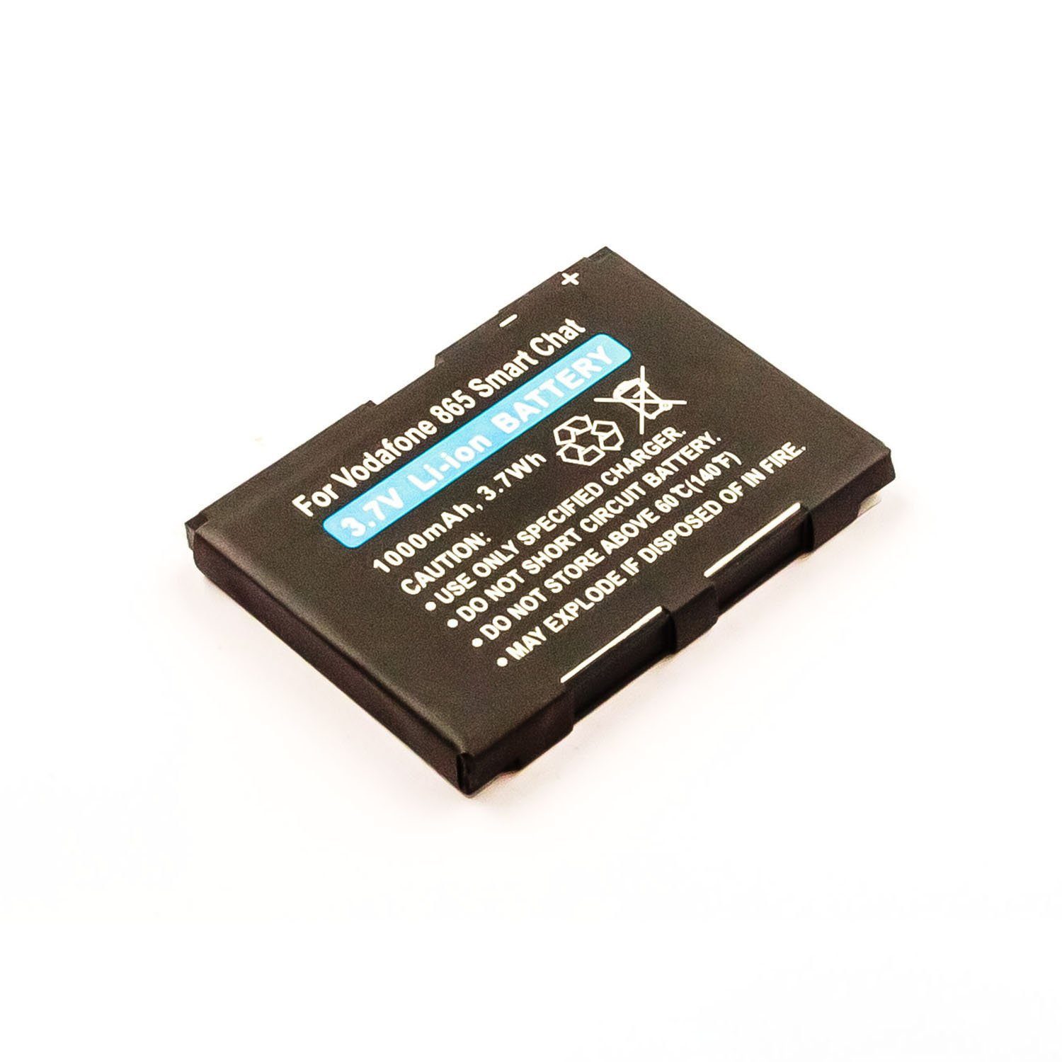 MobiloTec Akku kompatibel mit ZTE T8 Handy-Akku Akku 1000 mAh