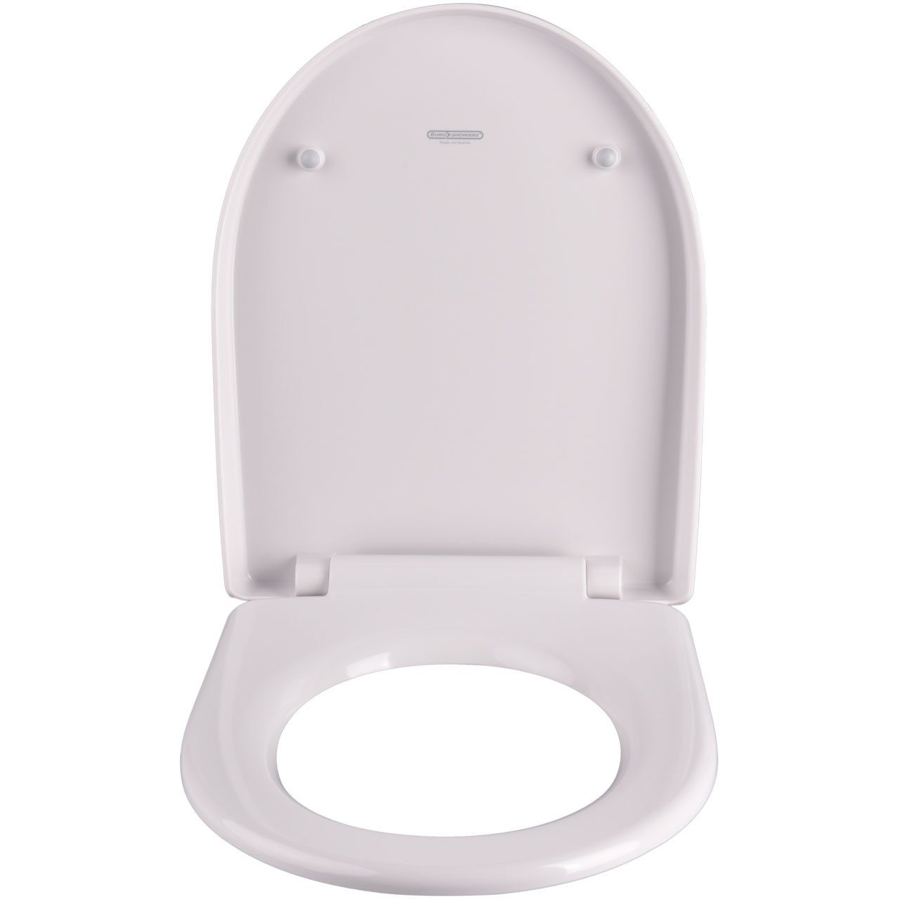 Euroshowers GmbH WC-Sitz WC-Sitz Premium Toilettendeckel antibakteriell  weiß. Klodeckel mit Quick-Release-Funktion und Softclose Absenkautomatik.  Passend für z.B. Connect und ähnliche Formen