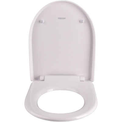 WC-Sitz WC-Sitz Premium Toilettendeckel antibakteriell weiß. Klodeckel mit Quick-Release-Funktion und Softclose Absenkautomatik. Passend für z.B. Connect und ähnliche Formen