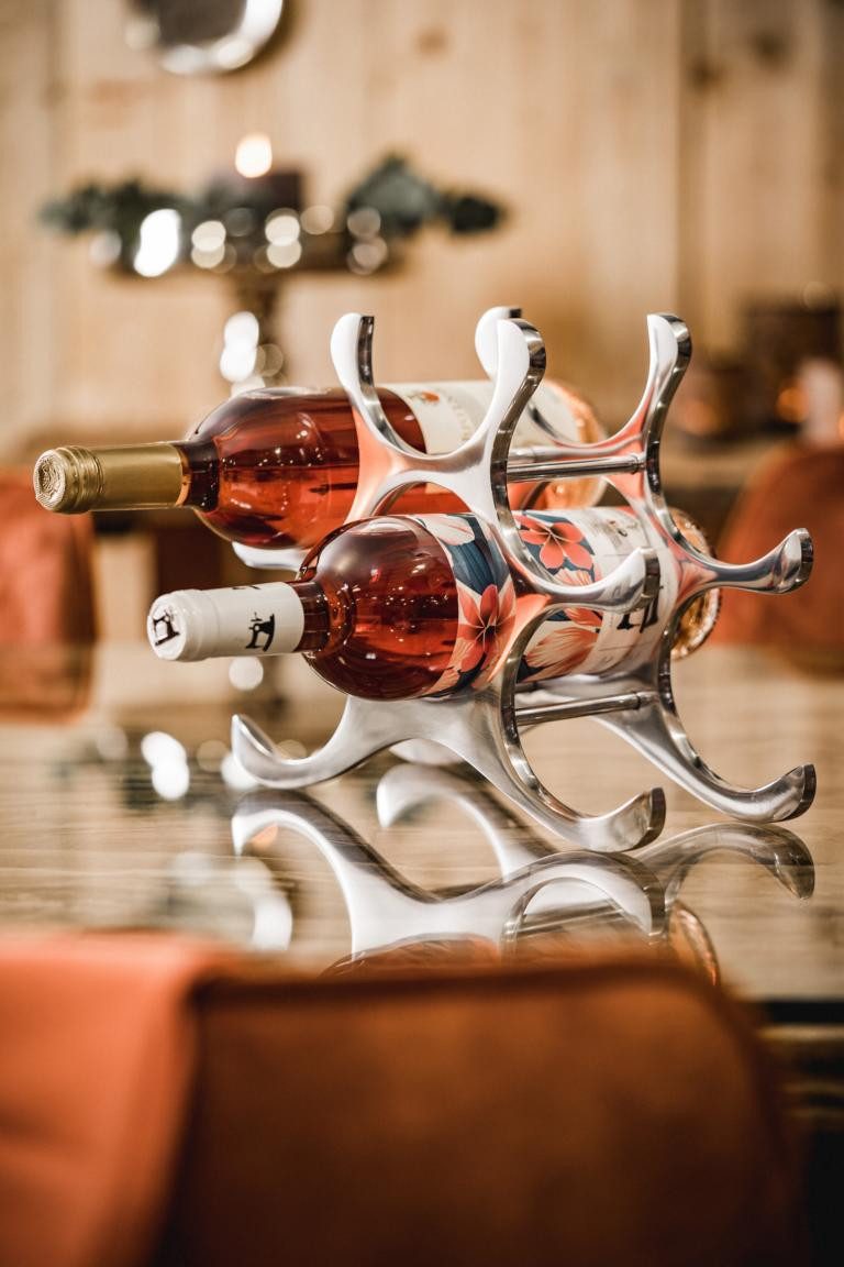 MichaelNoll Weinregal Weinregal Flaschenregal Weinständer - 22 cm