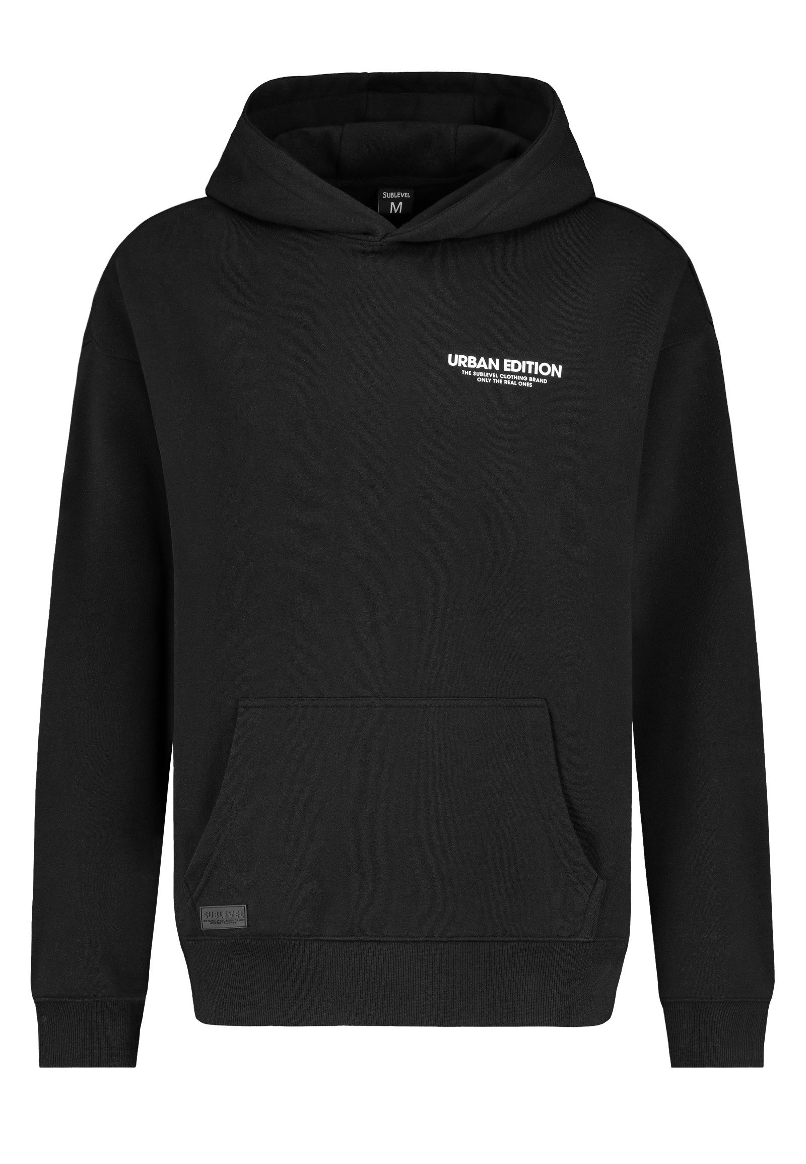 SUBLEVEL Hoodie Praktisch mit Kapuze und Tunnelzug (1-tlg) Hoodie Känguruta günstig online kaufen