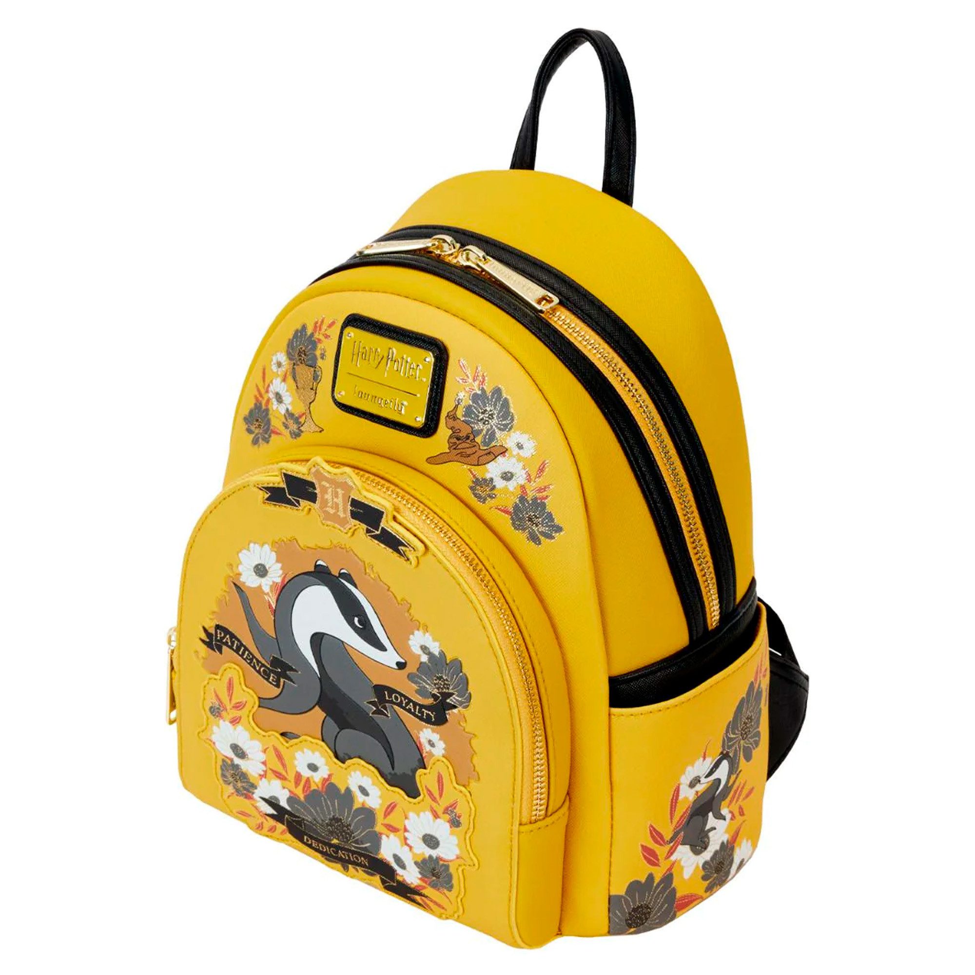 Loungefly Minirucksack Hufflepuff Floral - Harry Potter