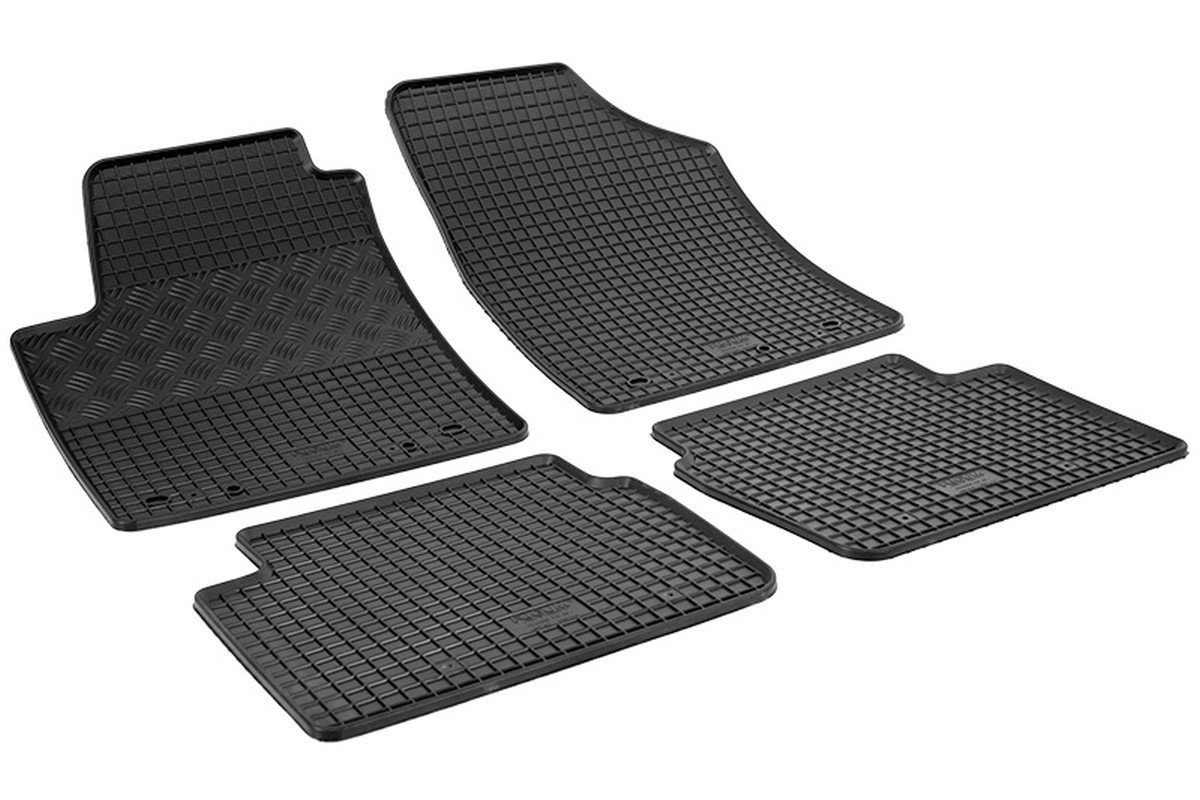 AZUGA Auto-Fußmatten Gummi-Fußmatten passend für Hyundai i10 ab 3/2008-10/2013, für Hyundai i10 Schrägheck