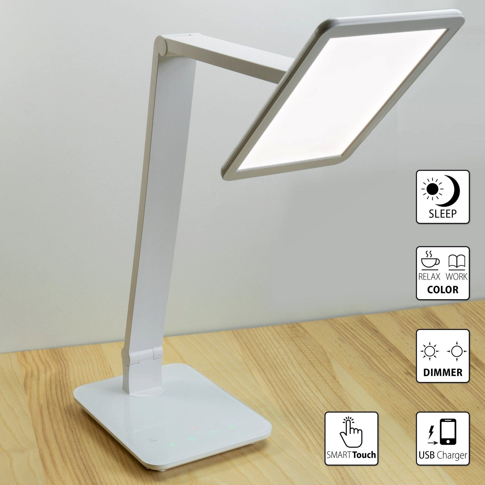 FeinTech LED Schreibtischlampe LTL00100, LED fest günstig online kaufen