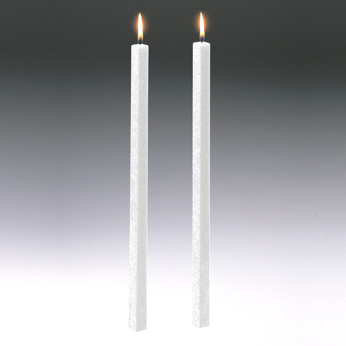 Amabiente Tafelkerze Kerze CLASSIC weiß 40cm - 2er Set