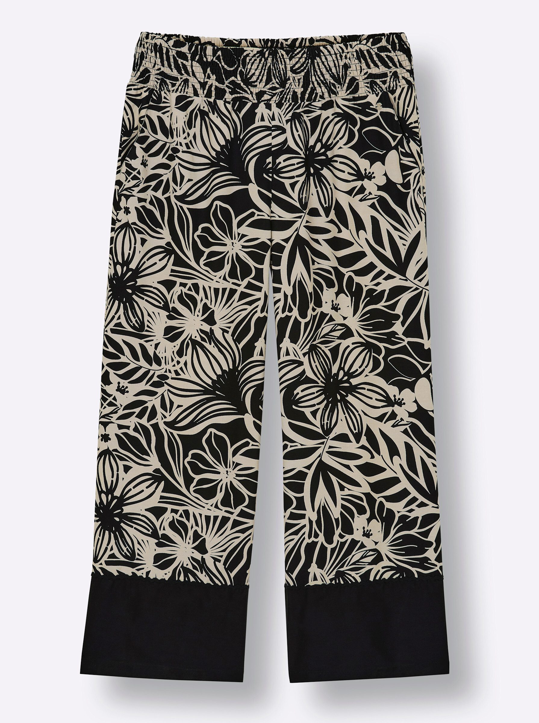 Sheego Strandkleid Web-Hose erhöht