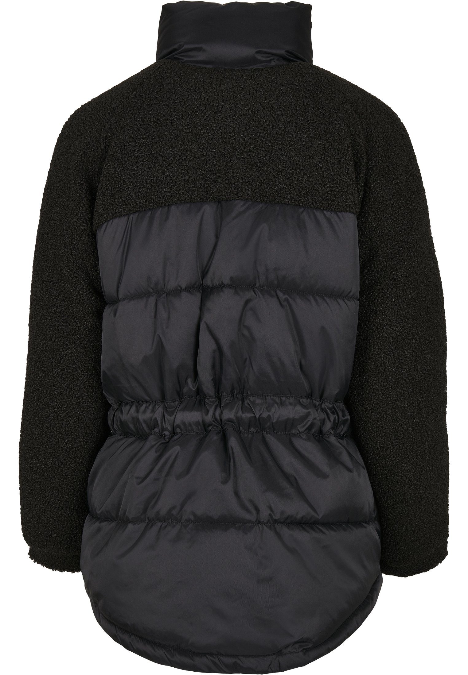 URBAN (1-St) Ladies Winterjacke Sherpa Puffer black Jacket Mix Damen CLASSICS