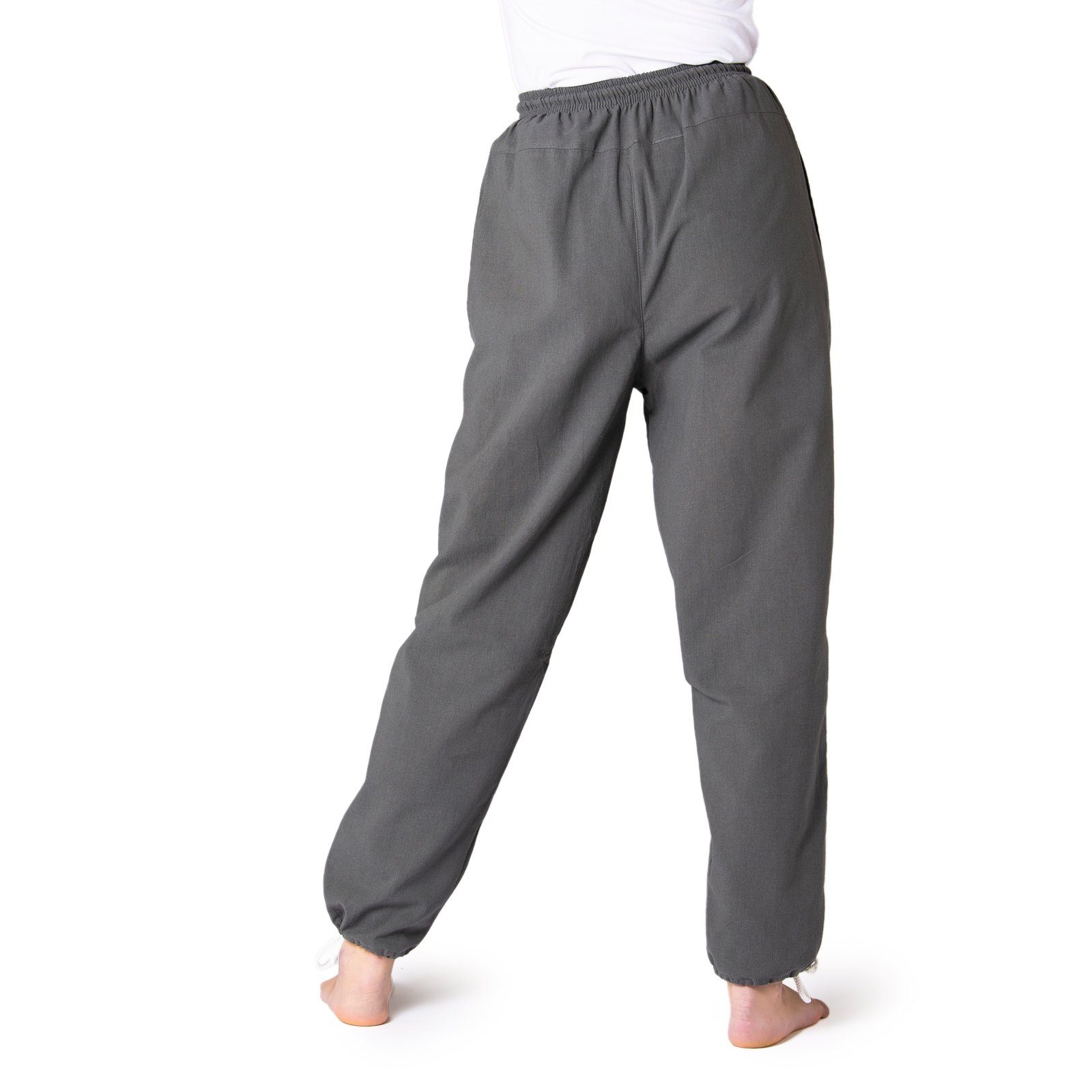 PANASIAM Stoffhose E-Pants leichte Unisex Bundhose aus weicher Baumwolle für Damen und Herren Freizeithose mit Tunnelzug Relaxhose bequeme Sommerhose