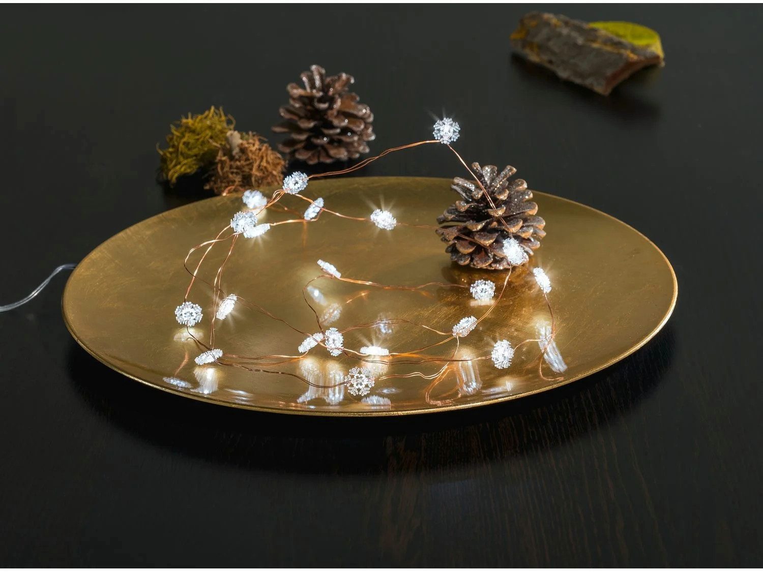 Melinera LED-Lichterkette Melinera LED Lichterkette 20 LED's Weihnachten Dekoration, Energiesparend, sehr flexibel, Innenbereich