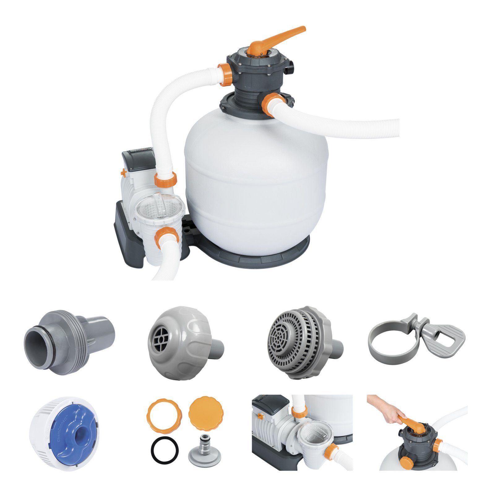Bestway Sandfilteranlage Bestway Sandfilteranlage mit Zeitschaltuhr günstig online kaufen