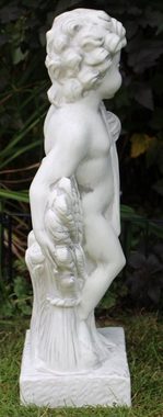 Otto Müller Skulptur Deko Figur Statue Vierjahreszeiten Putte Sommer stehend H 70 cm klassische Gartenskulptur Kunststoff