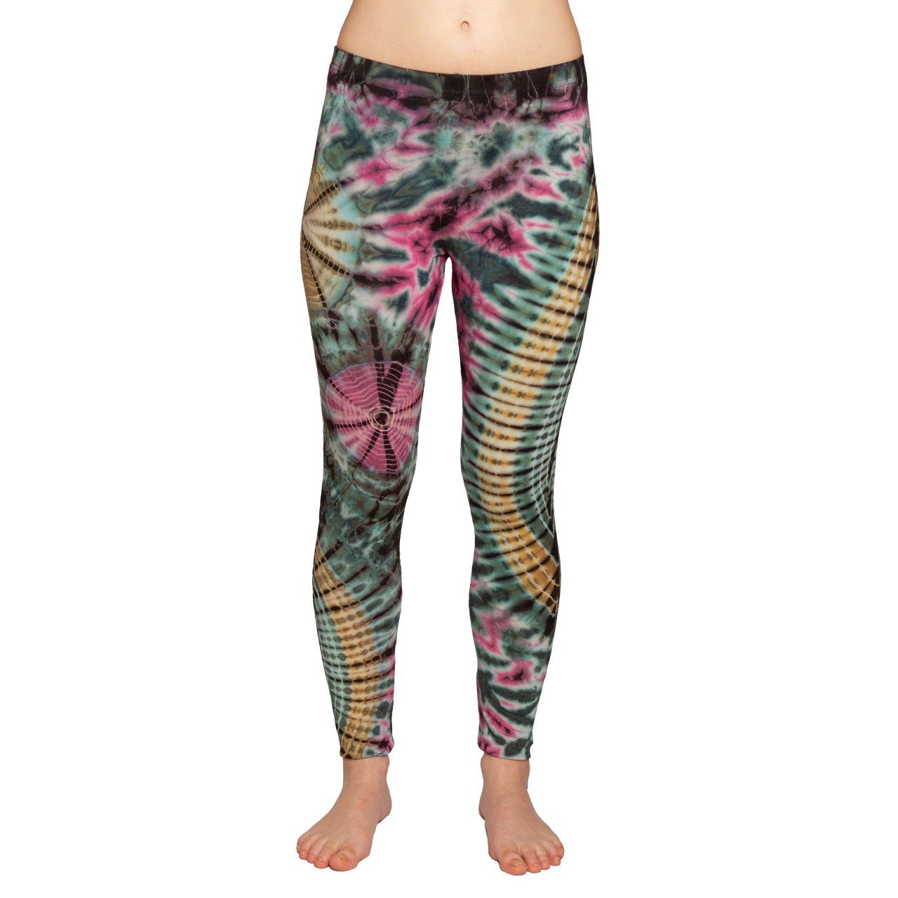 PANASIAM Leggings Unikat Batik Leggings 'Dschungel' günstig online kaufen