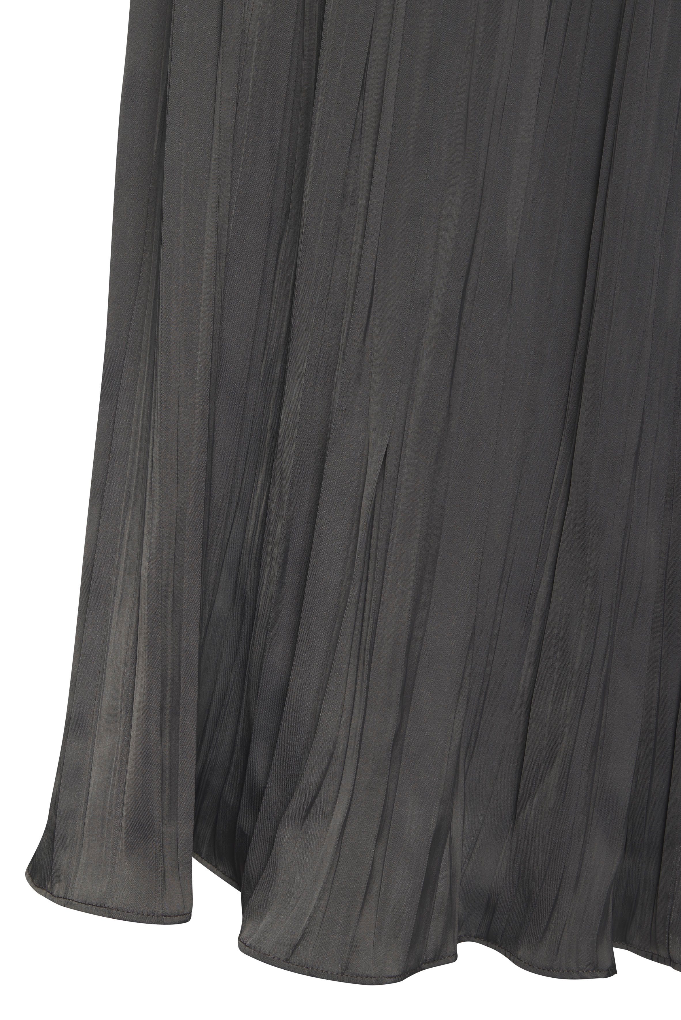 LASCANA Maxirock mit Plisseefalten aus edel glänzender Ware festlicher Faltenrock, Plisseerock in Midilänge, eleganter Satinrock – Bild 5 von 5