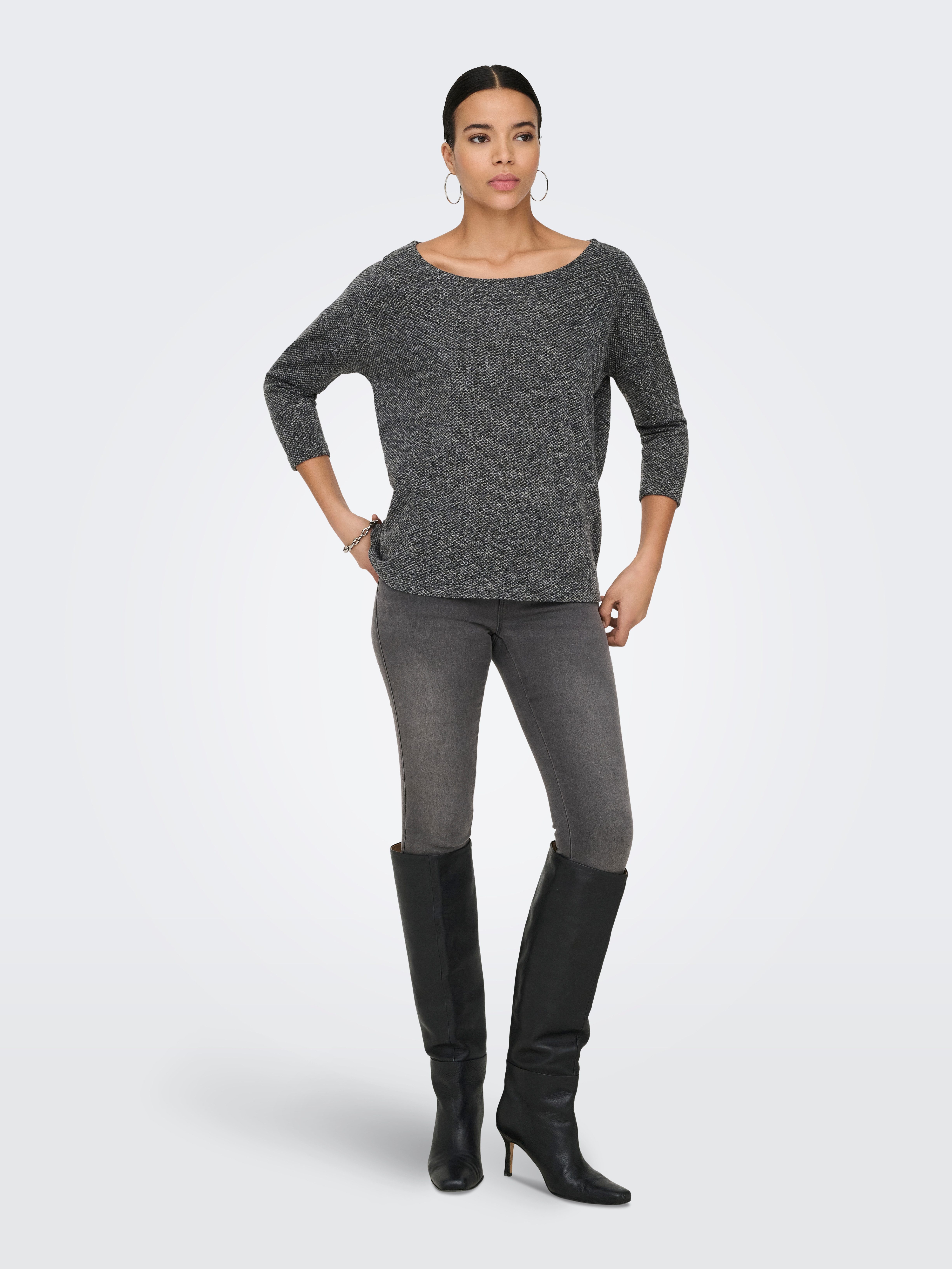 ONLY 3/4-Arm-Shirt ONLALBA 3/4 TOP JRS NOOS