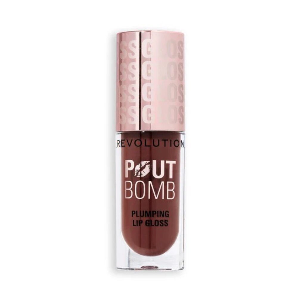 Lipgloss, Pout Bomb, Plumping, Lip Gloss, Espresso Cool, 4.6ml