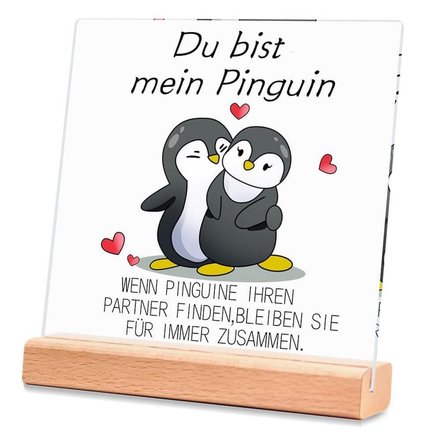 LuxusKollektion Wanddekoobjekt Acryl Holz Deko Geschenk Liebe Valentinstag (1 St)