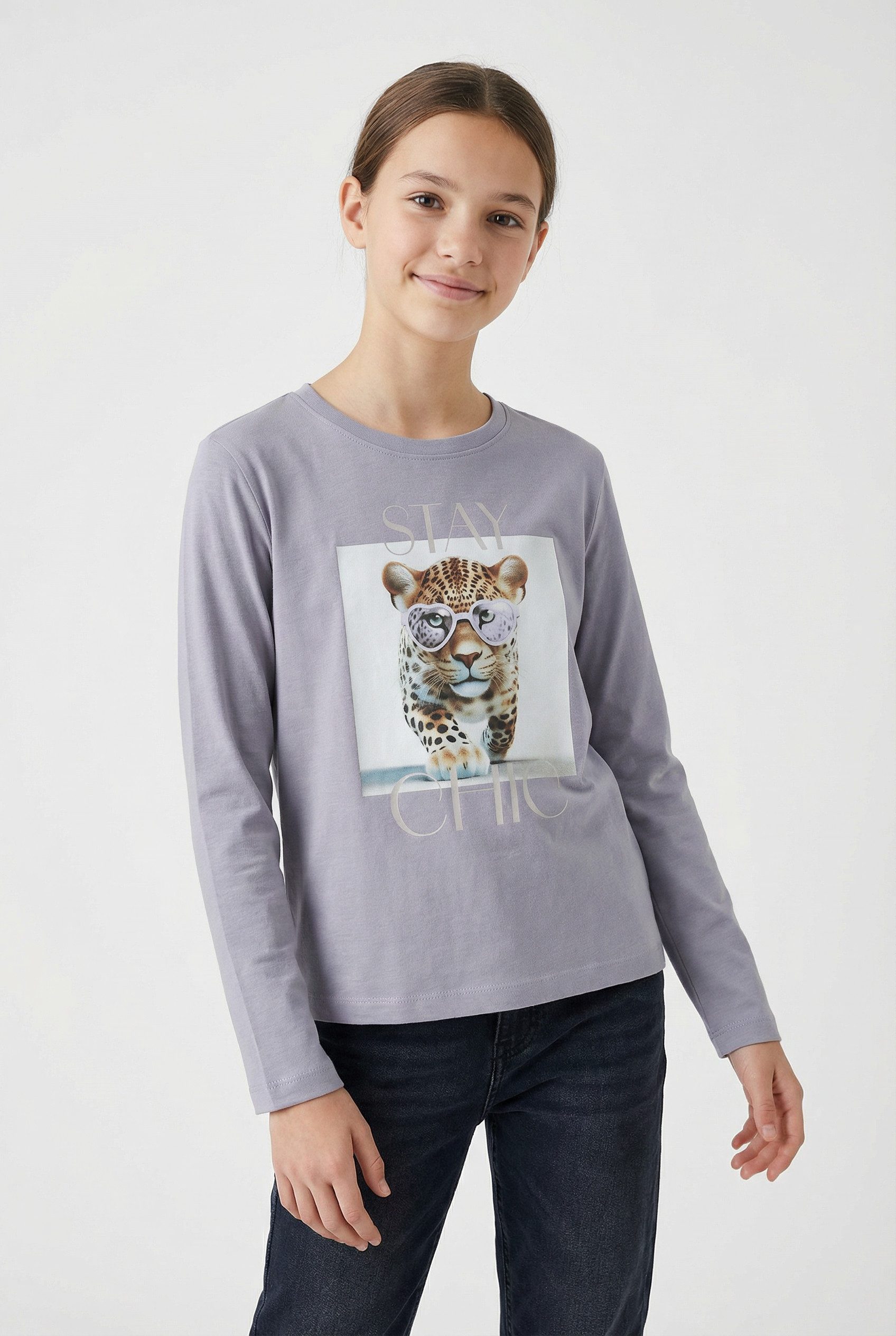 Name It Langarmshirt NKFVOTEA LS NREG TOP Baumwolle, regular fit, Fotodruck