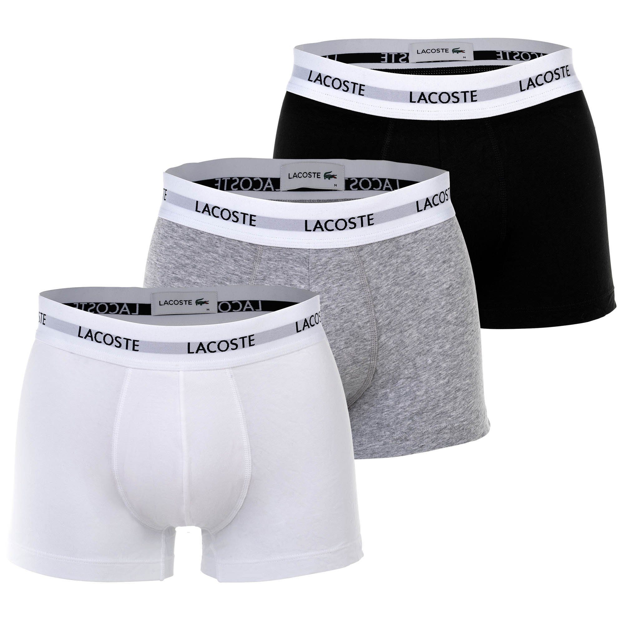 Lacoste Boxer Herren Boxershort 3er Pack Baumwolle (Packung, 3er Pack) günstig online kaufen
