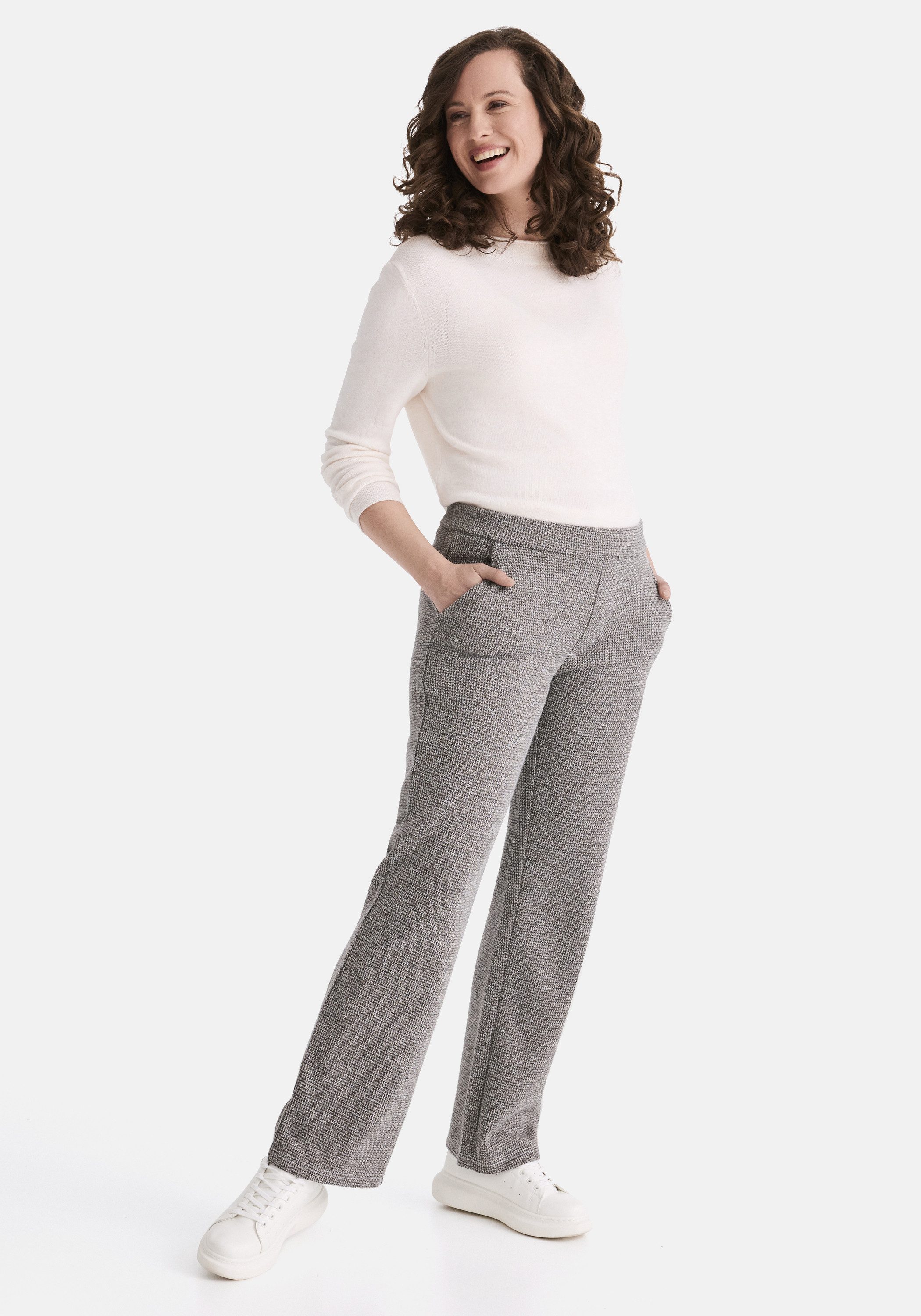 STOOKER WOMEN Schlupfhose Mary Jersey Wide leg fit Schlupfhose Wide Leg Fit Casual Clean Wash Jersey für Damen