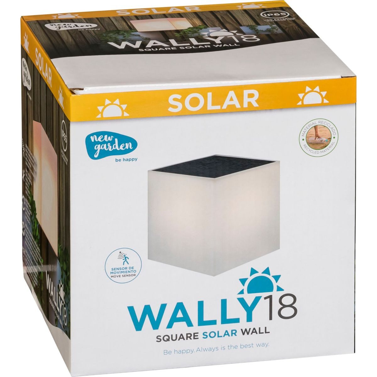 New Garden Dekolicht New Garden WALLY 18X18X18 SOLAR WALL