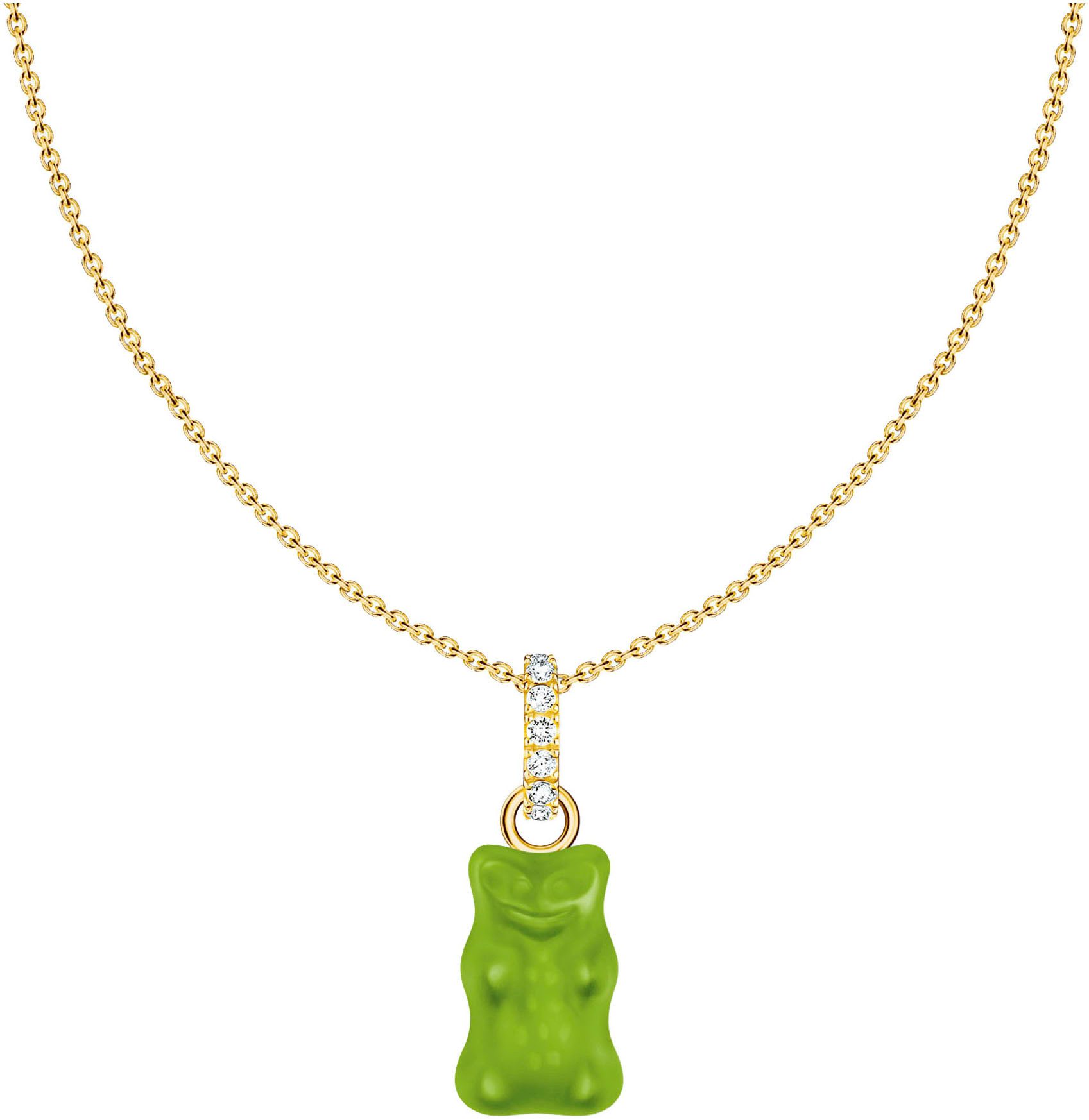 Kette mit Anhänger THOMAS SABO x HARIBO Schmuck: Kette mit Goldbär